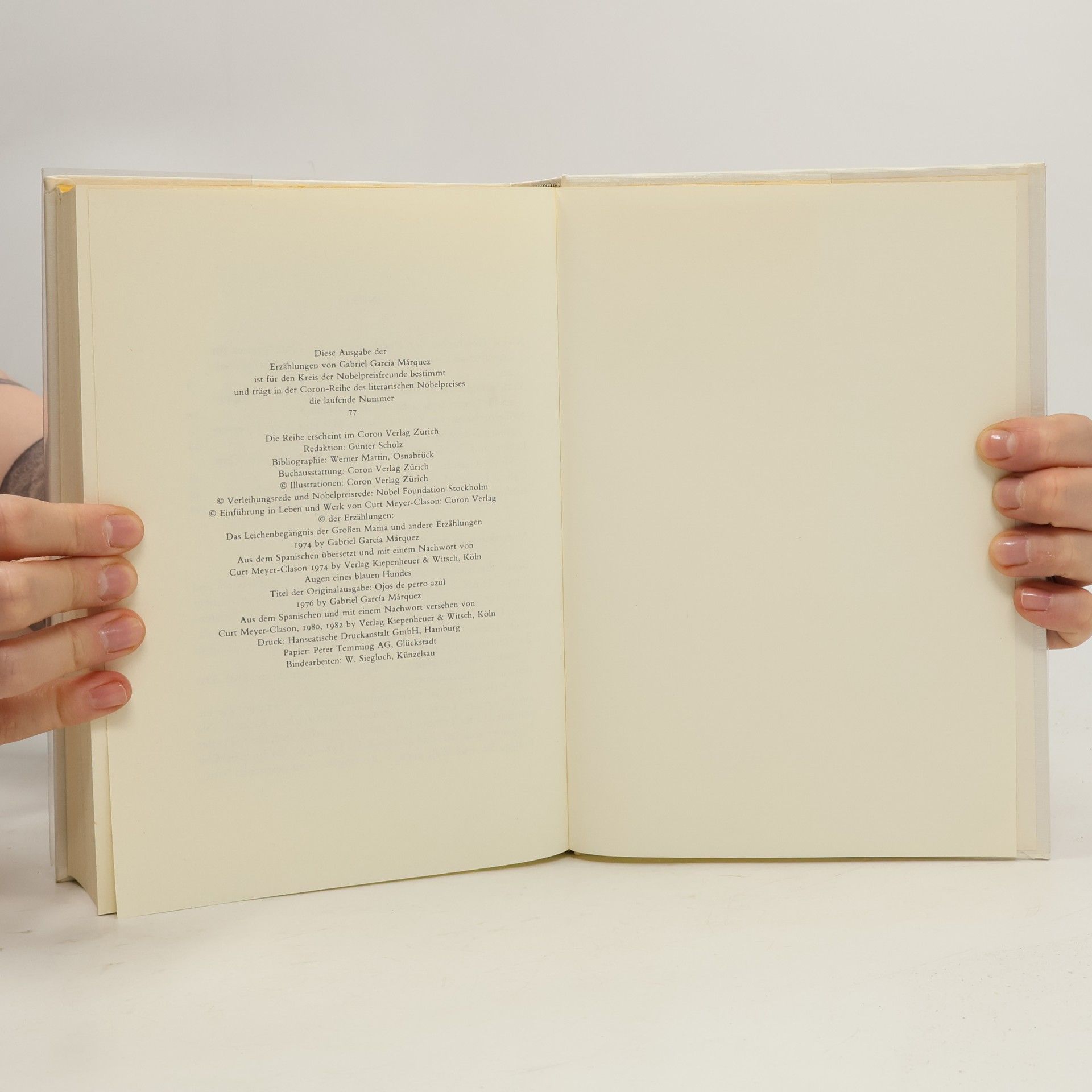 Gabriel García Márquez Die Nacht der Rohrdommeln