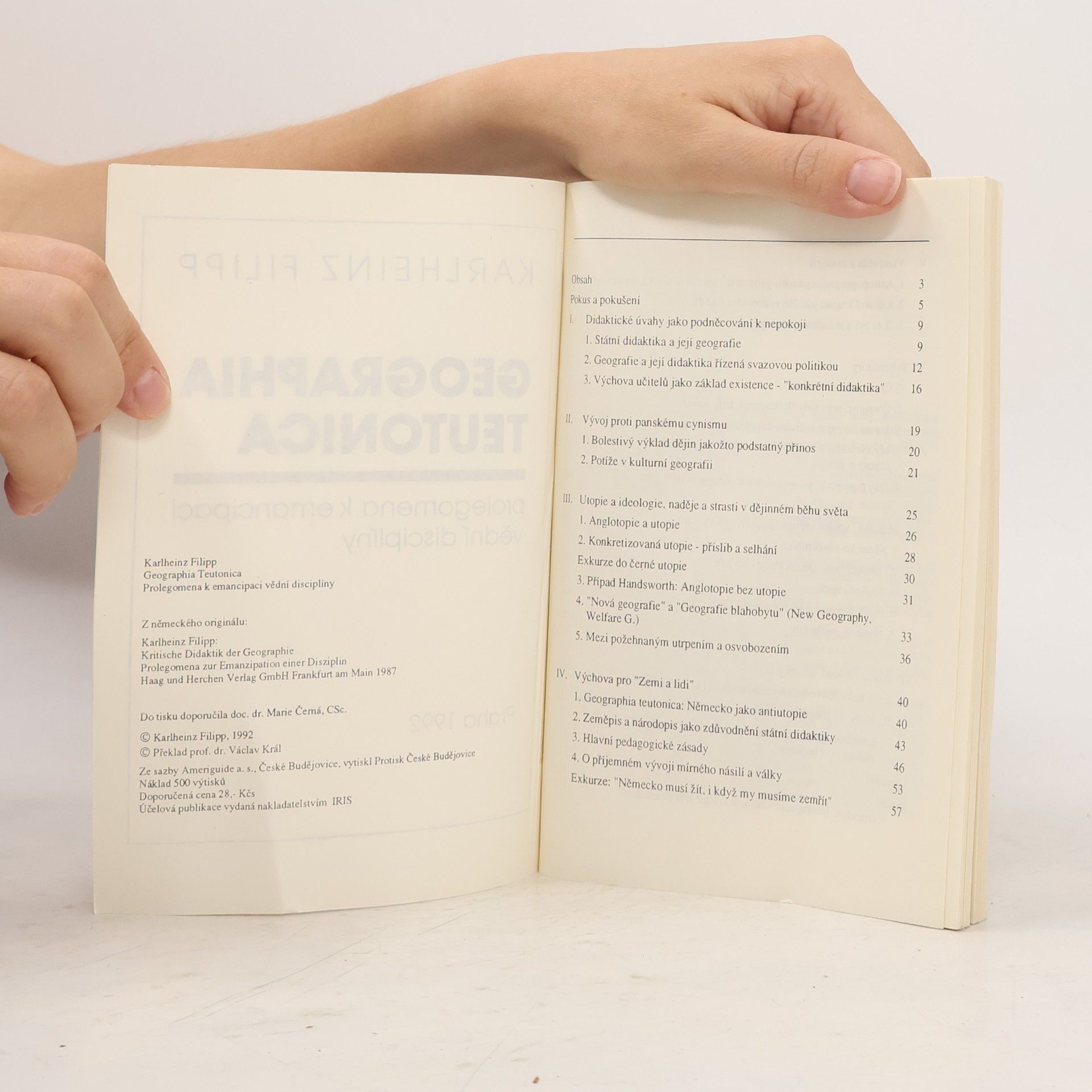 Karlheinz Filipp Geographia Teutonica