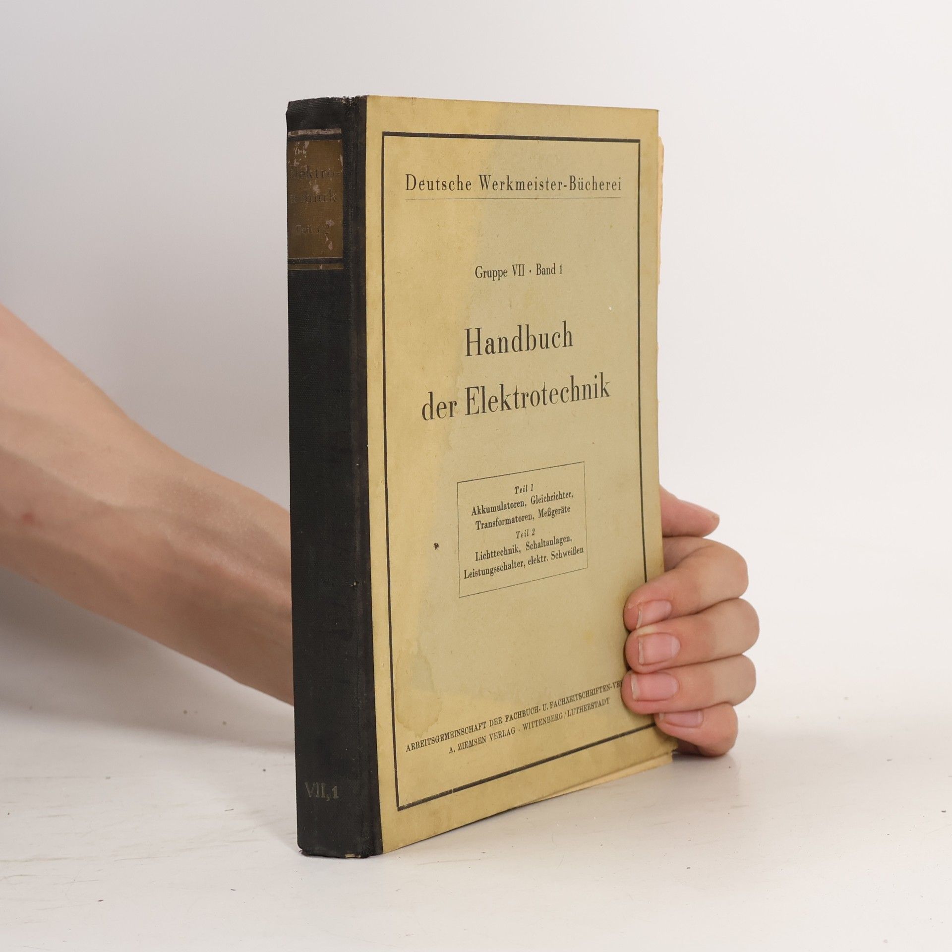 Auteurscollectief Handbuch der Elektrotechnik VII/1