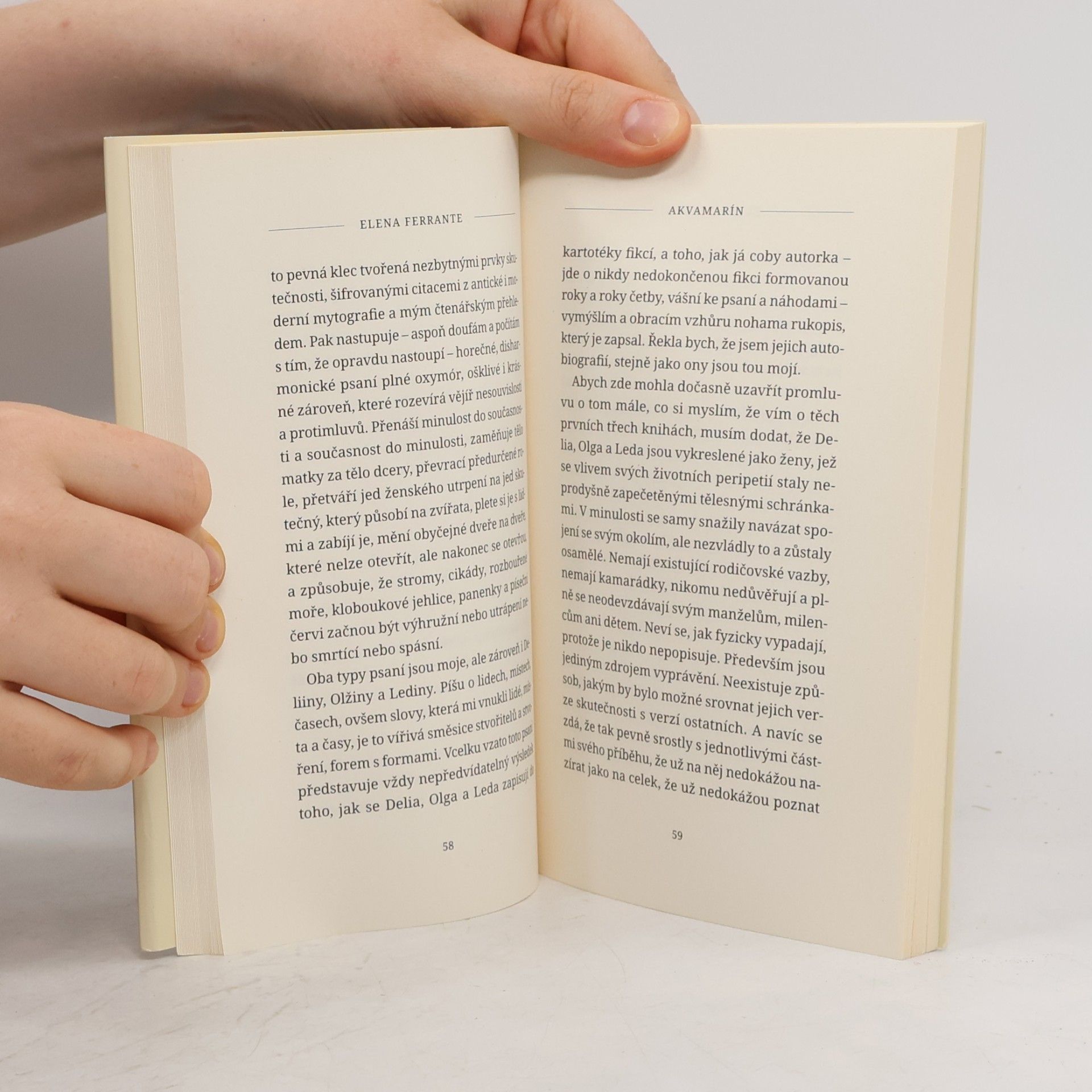 Elena Ferrante Na okraji : o potěšení z četby a psaní