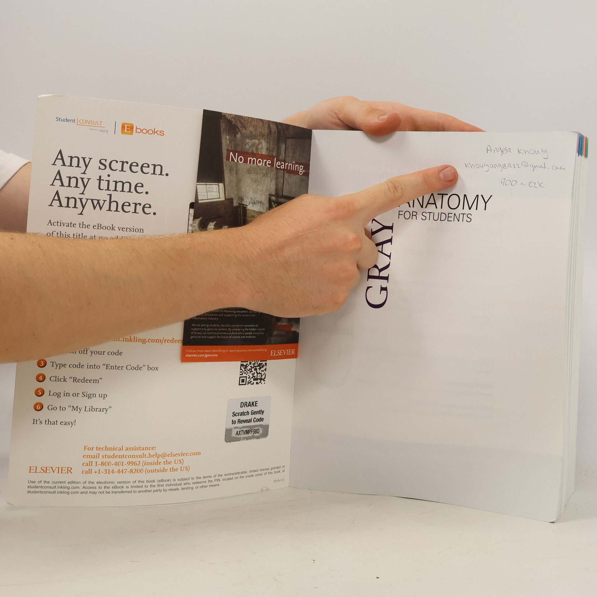 Autores varios Gray's anatomy for students