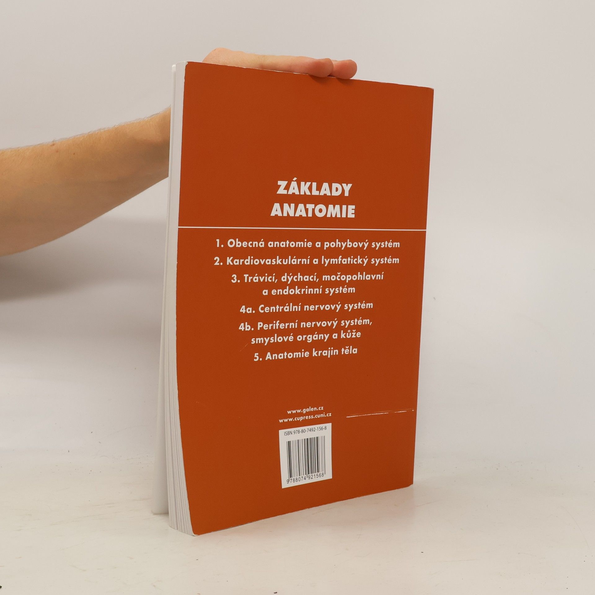 Miloš Grim Základy anatomie. 4b., Periferní nervový systém, smyslové orgány a kůže