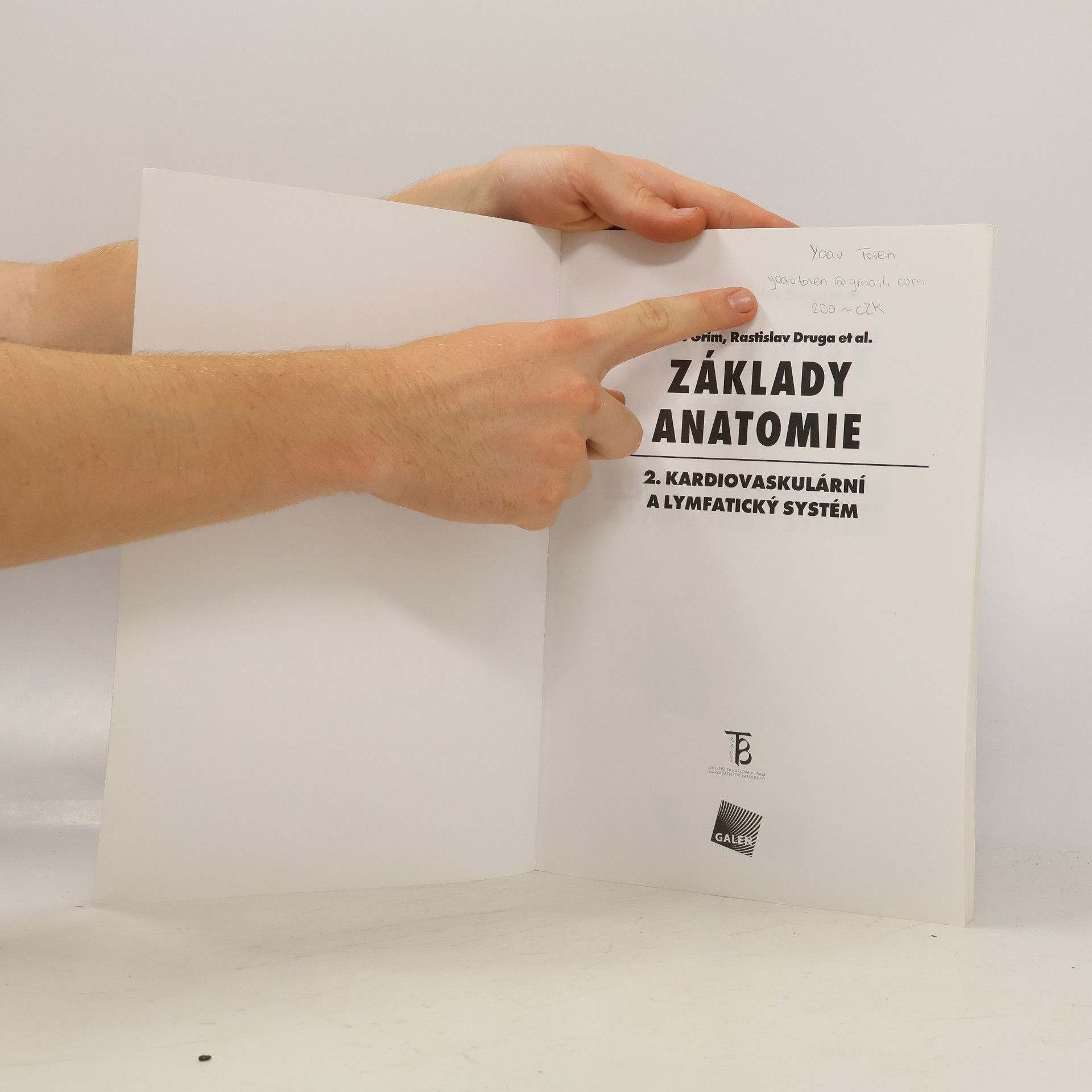 Miloš Grim Základy anatomie. 2., Kardiovaskulární a lymfatický systém