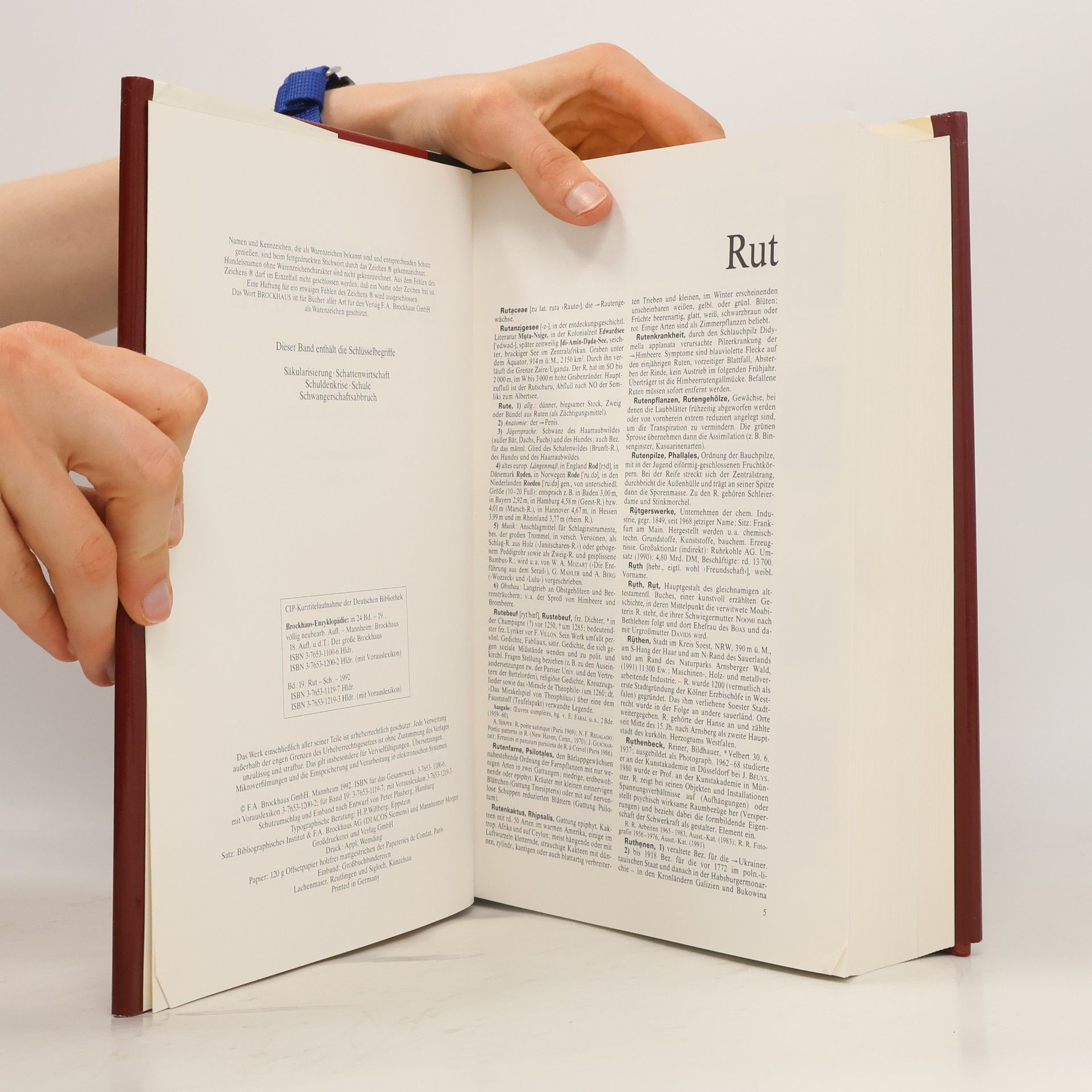 Various authors Brockhaus Enzyklopädie 19. RUT-SCH