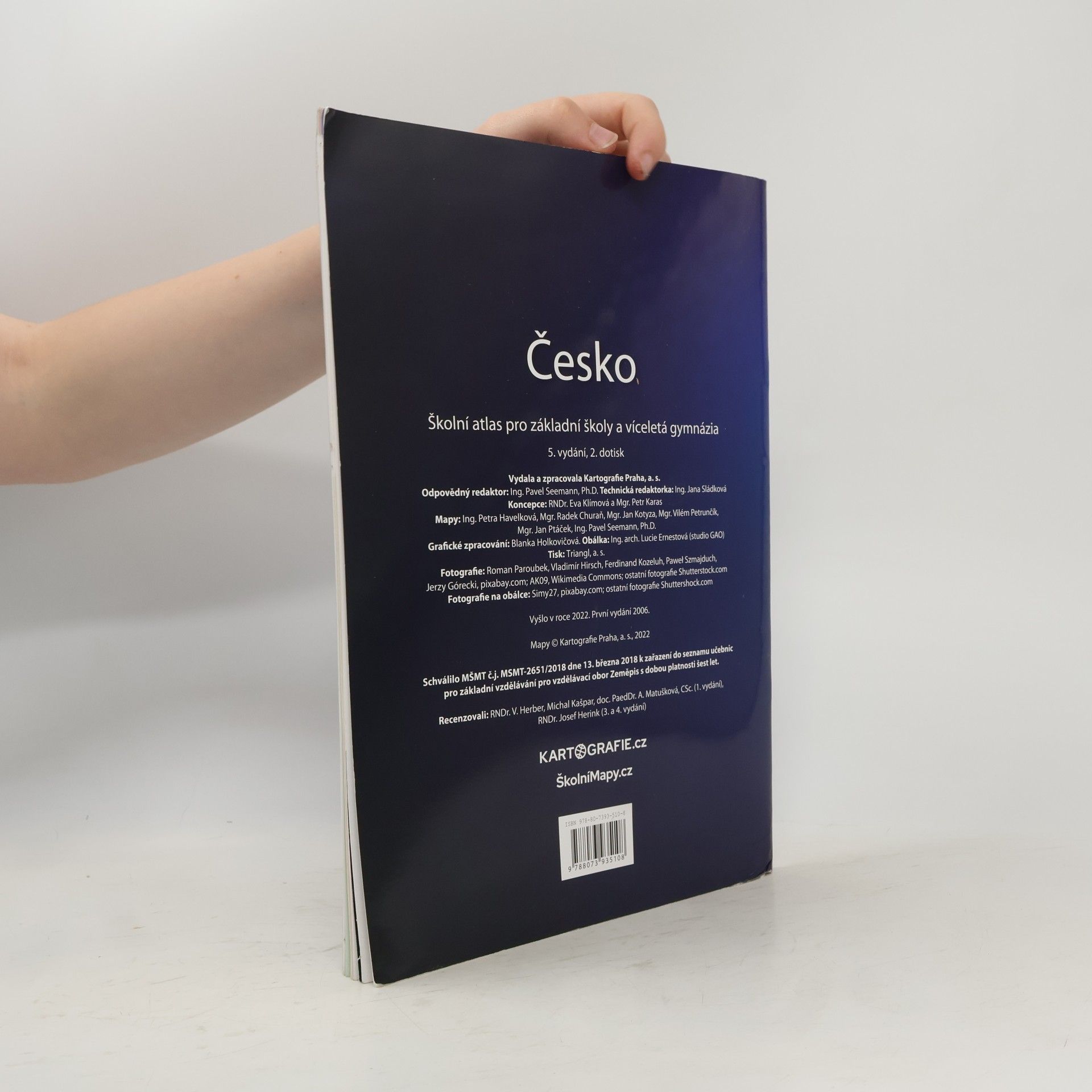 Kolektiv autorů Česko: školní atlas pro základní školy a víceletá gymnázia