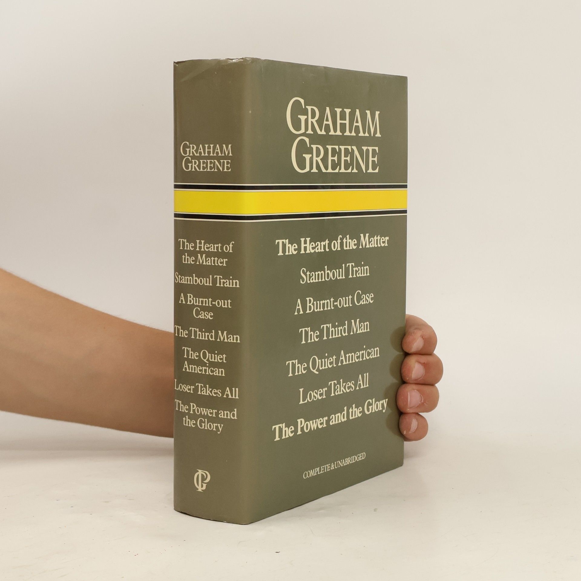 Graham Greene Omnibus. The Heart of the Matter. Stamboul Trail. A Burnt-Out Case. The Third Man. The Quiet American. Loser Takes All. The Power and the Glory