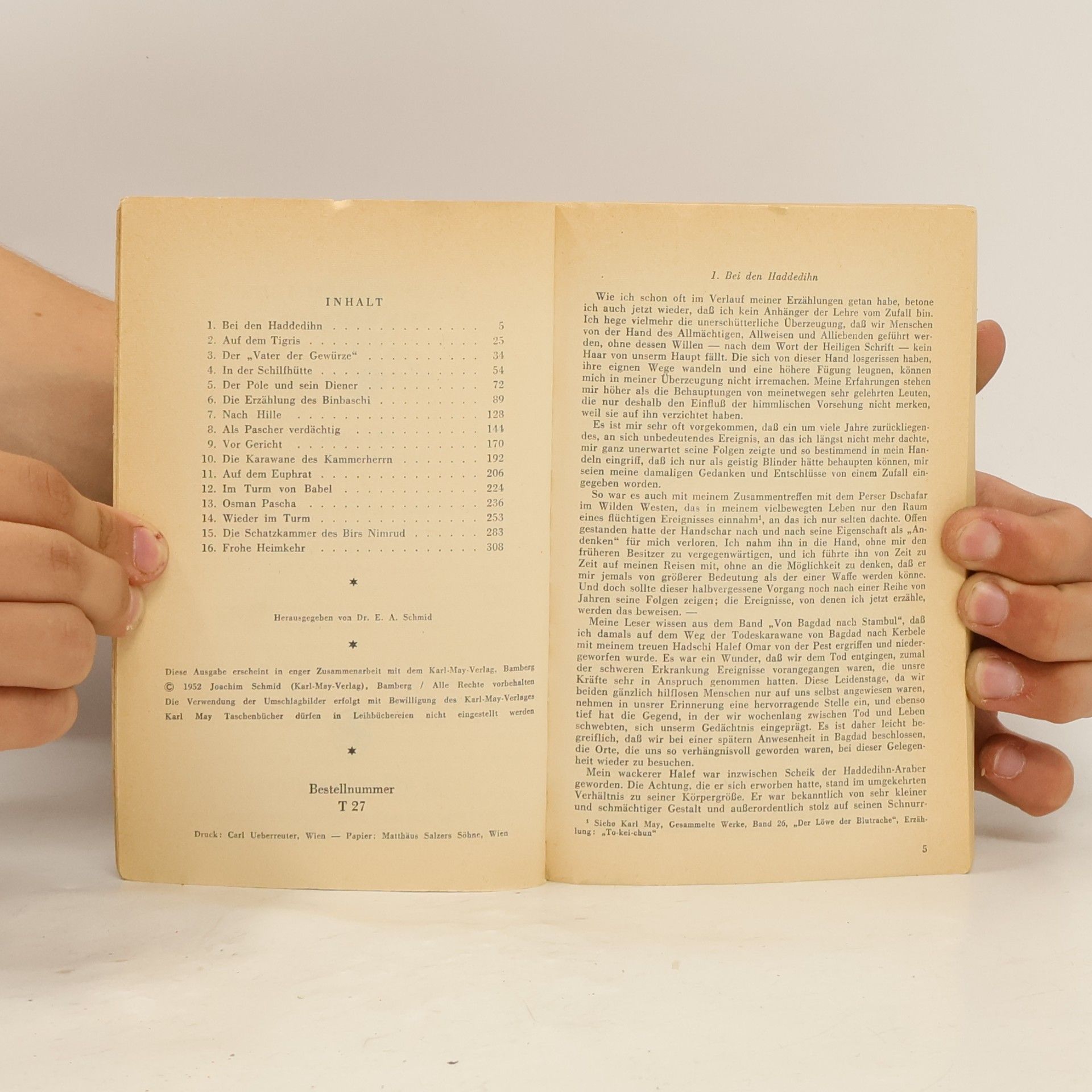 Karl May Bei den Trümmern von Babylon