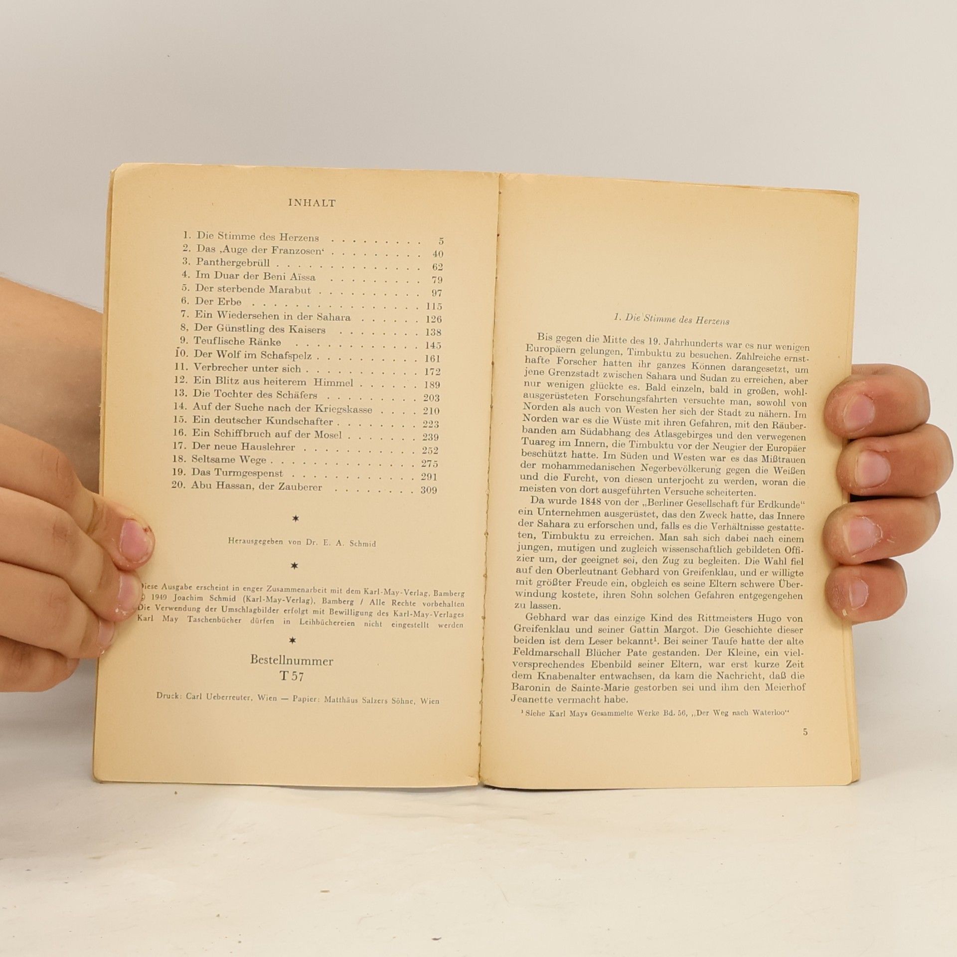 Karl May Das Geheimns des Marabut
