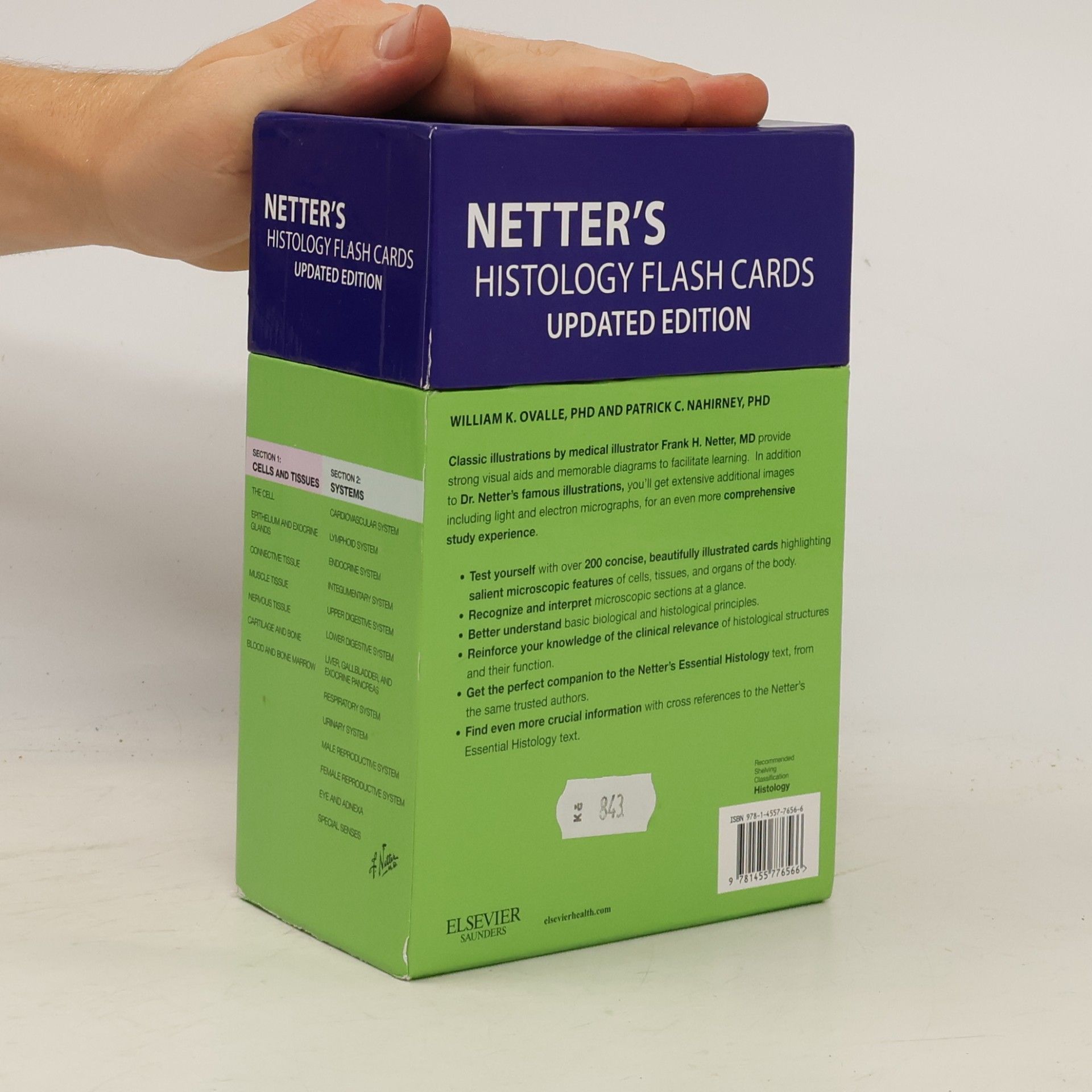 Patrick C Nahirney Netter's histology flash cards
