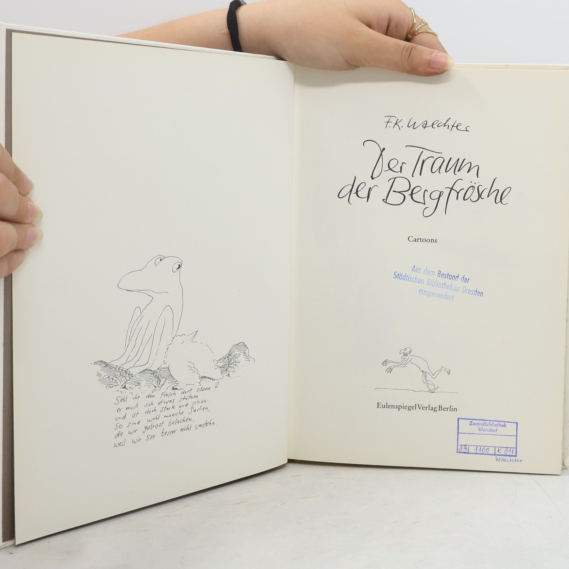 Friedrich Karl Waechter Der Traum der Bergfrösche