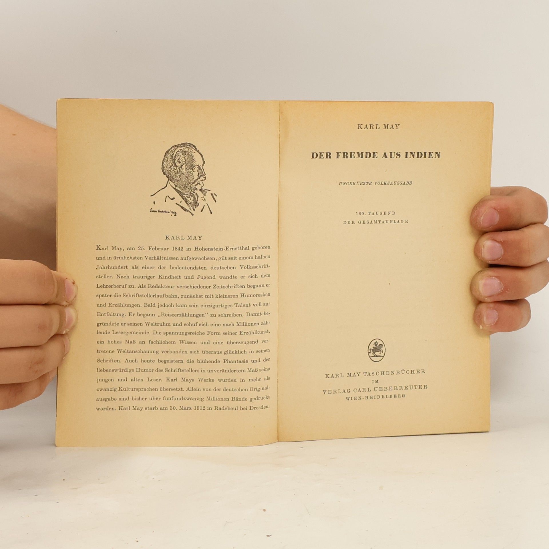Karl May Der Fremde aus Indien