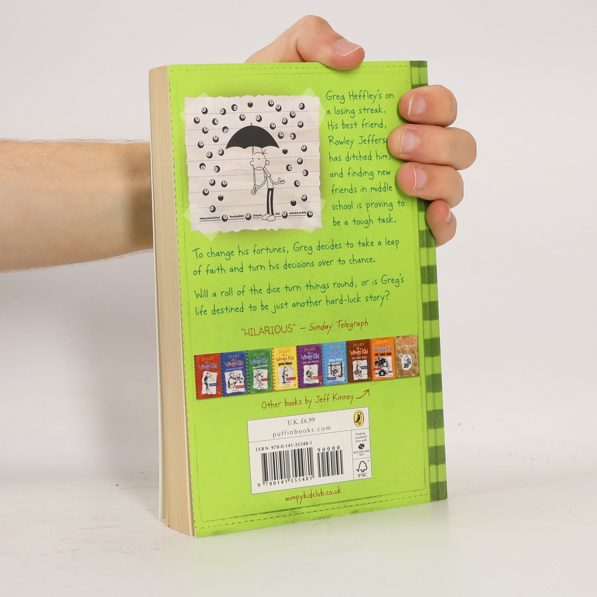 Jeff Kinney Diary of a Wimpy Kid. Hard luck