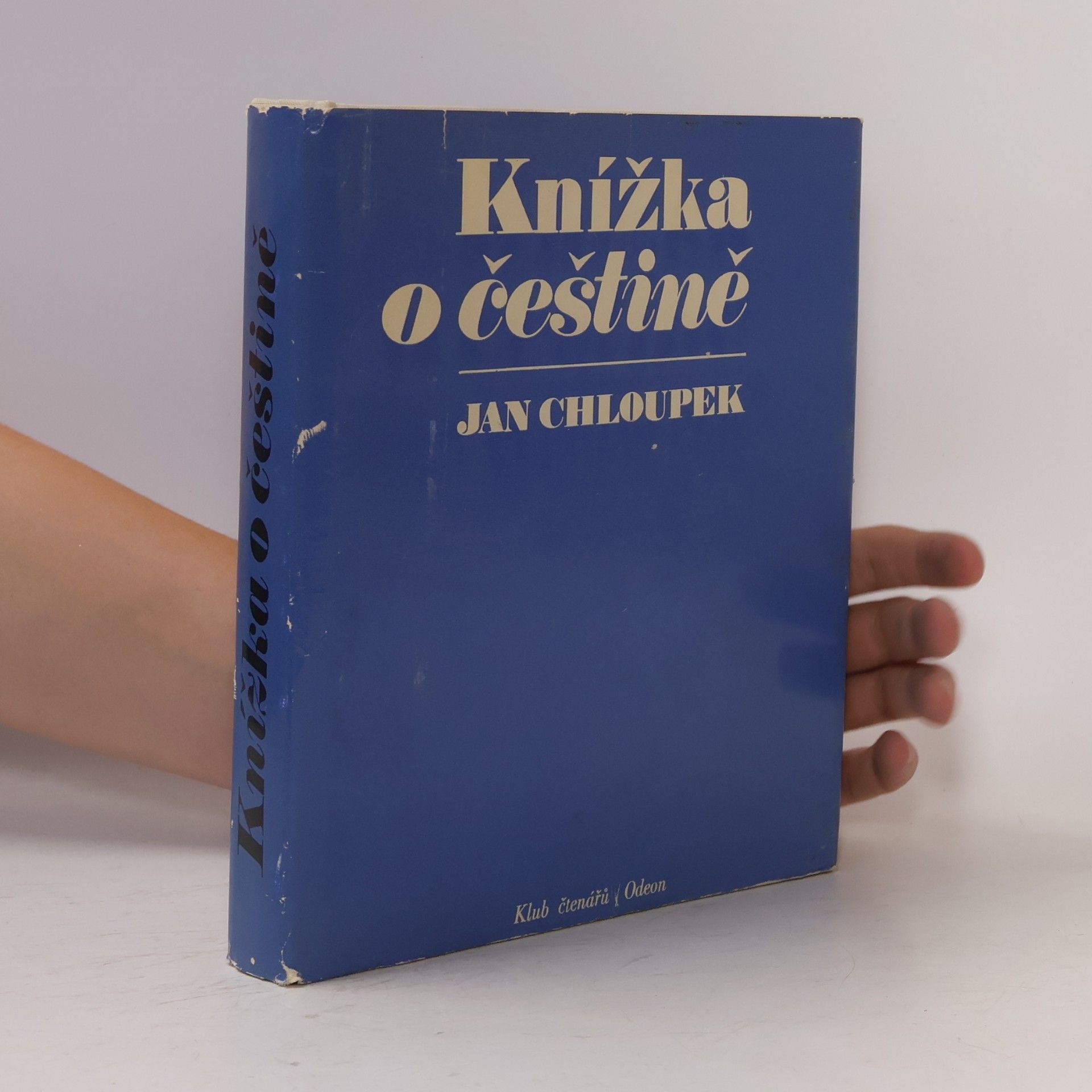 Jan Chloupek Knížka o češtině