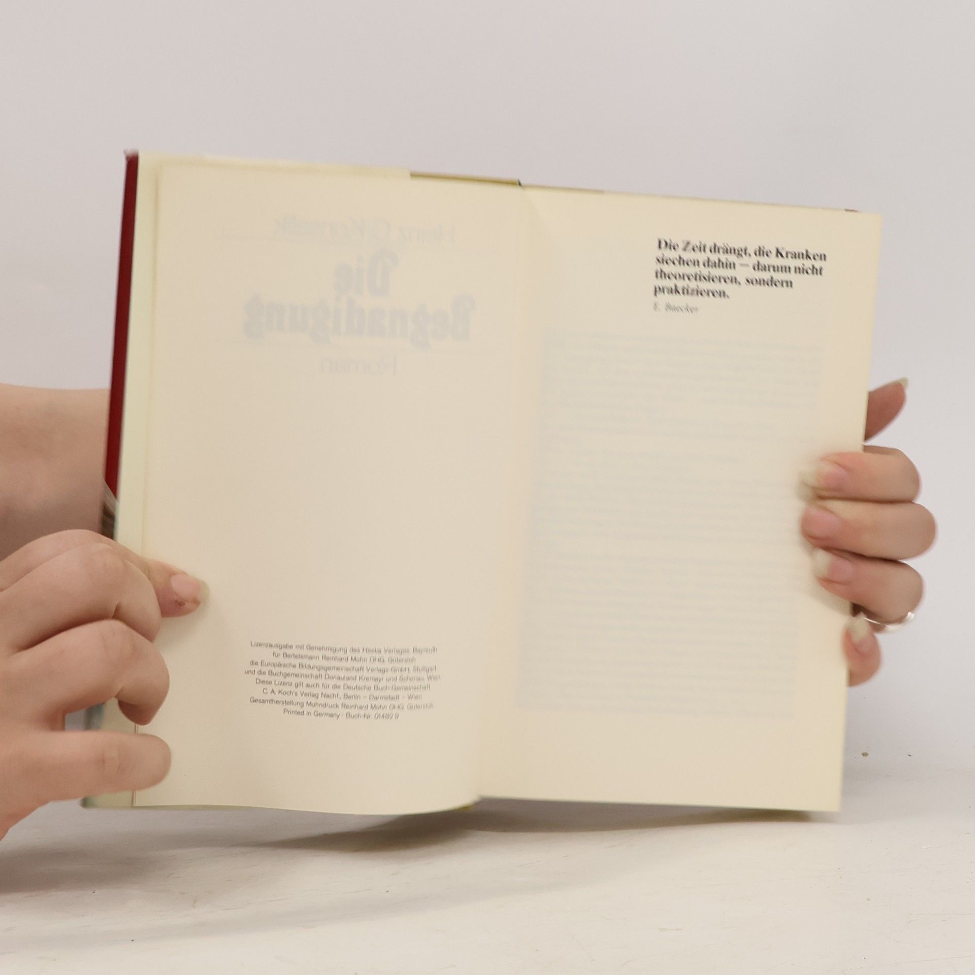 Heinz G. Konsalik Die Begnadiung