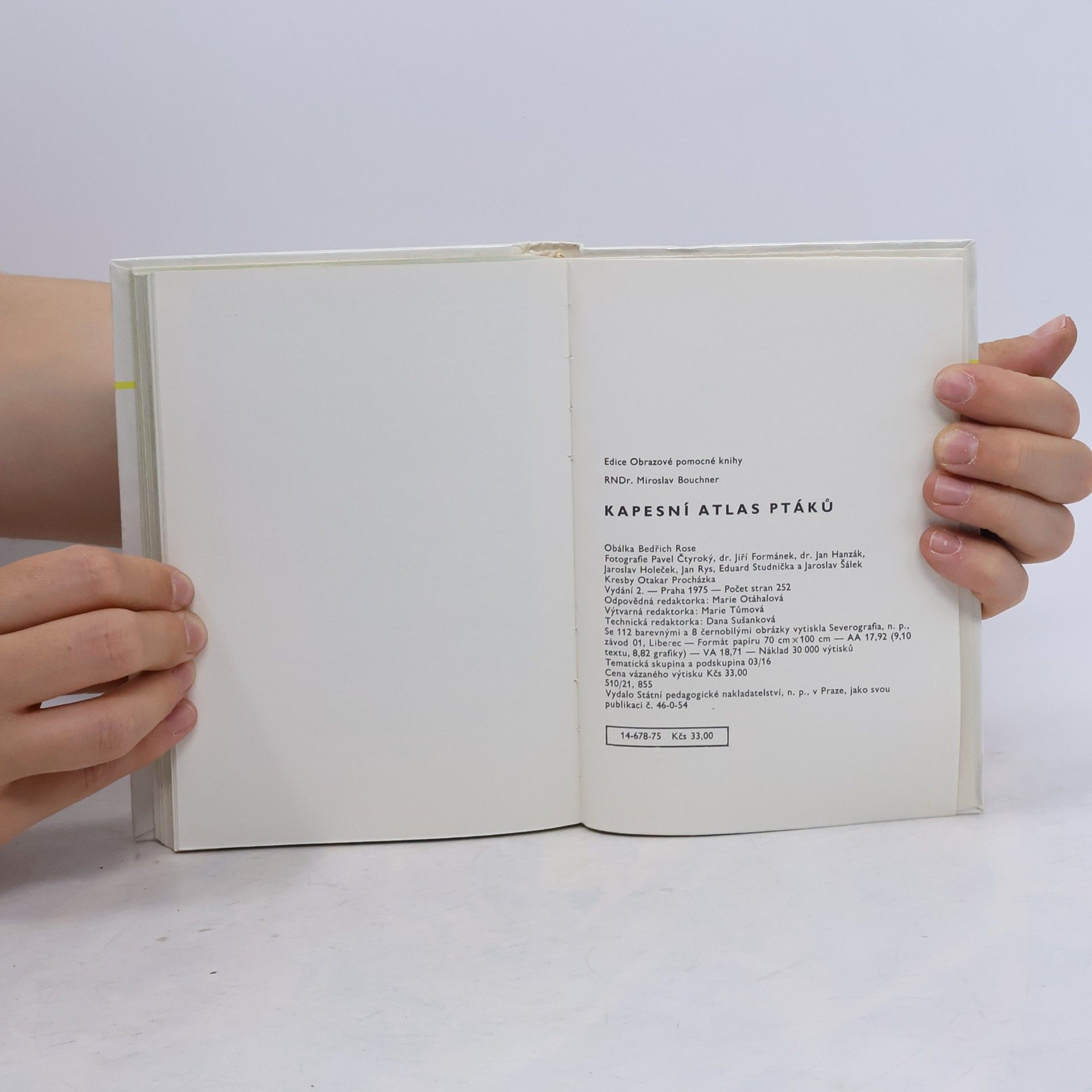 Miroslav Bouchner Kapesní atlas ptáků