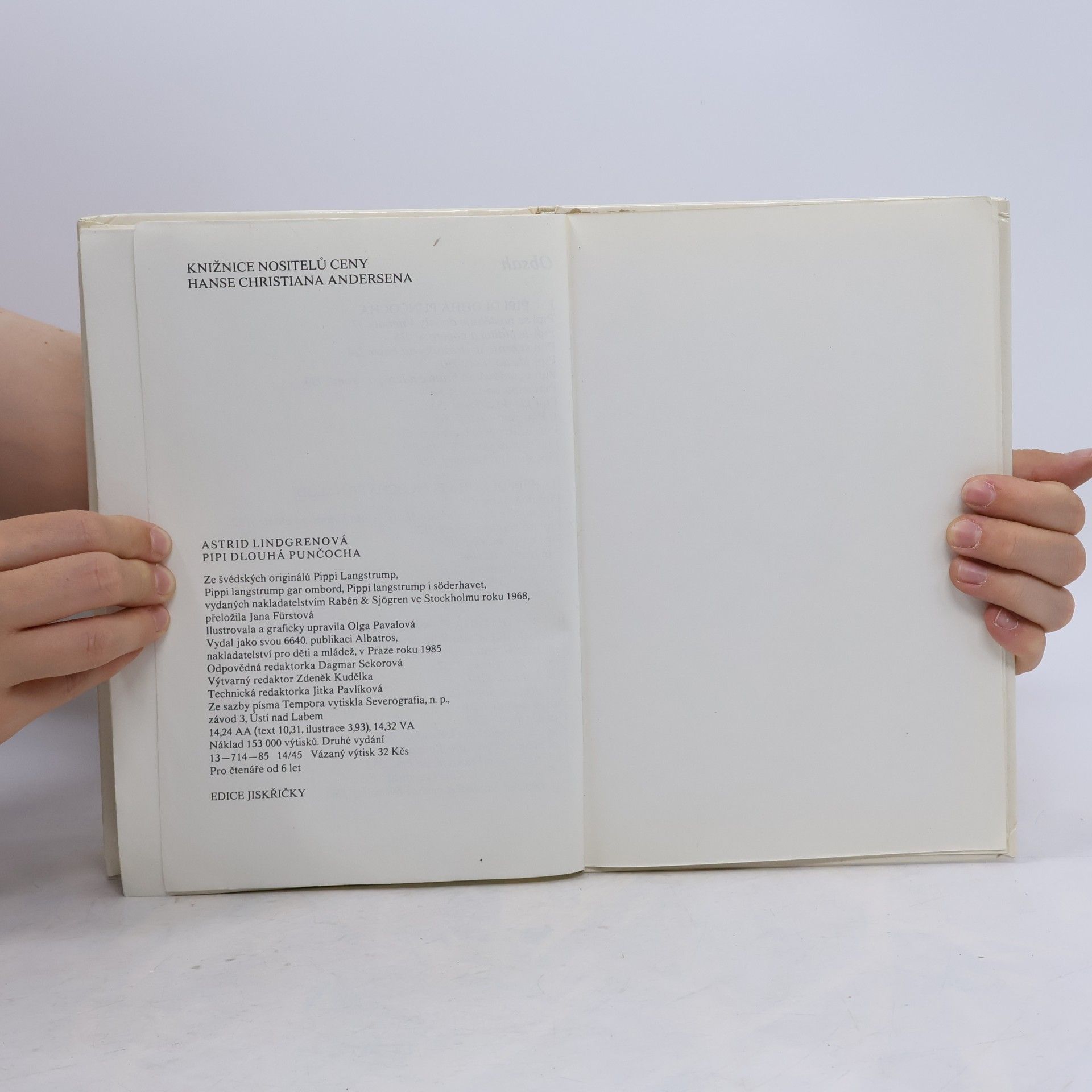 Astrid Lindgren Pipi Dlouhá punčocha