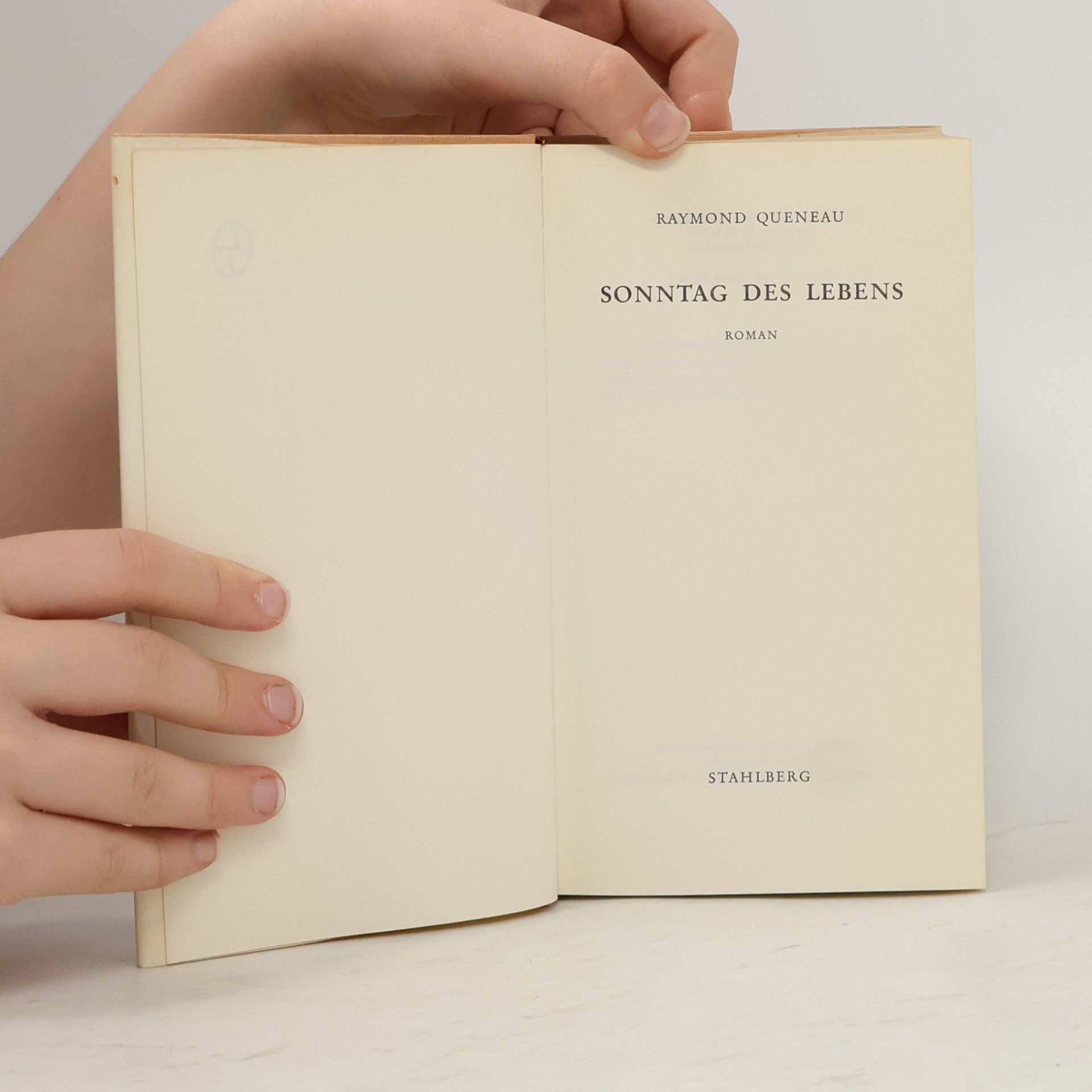Raymond Queneau Sonntag des Lebens