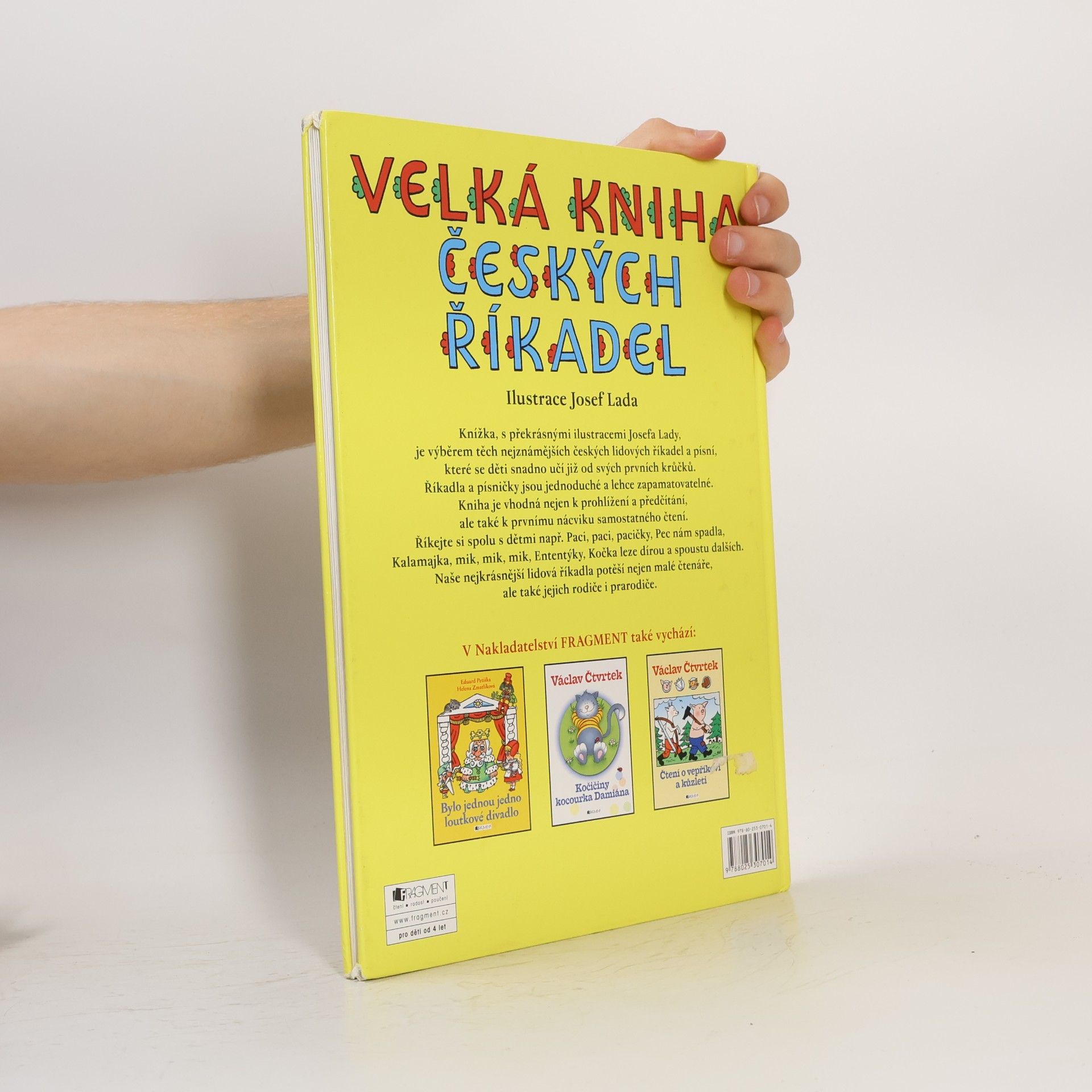 Josef Lada Velká kniha českých říkadel : říkadla, písničky, rozpočítadla