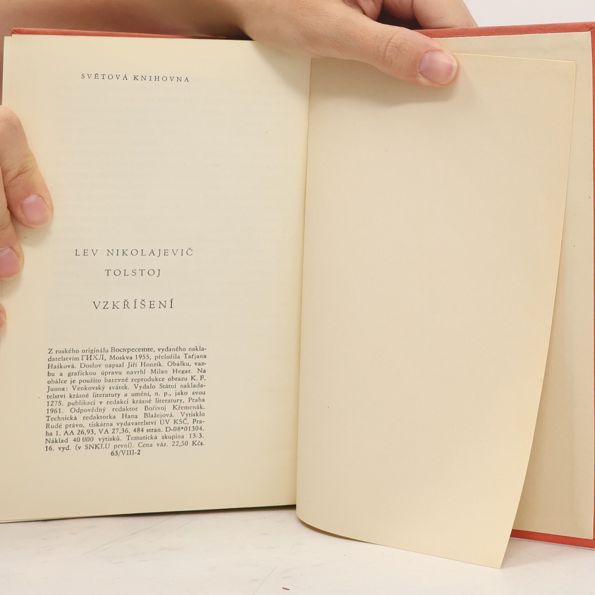 Lew Nikolajewitsch Tolstoi Vzkříšení