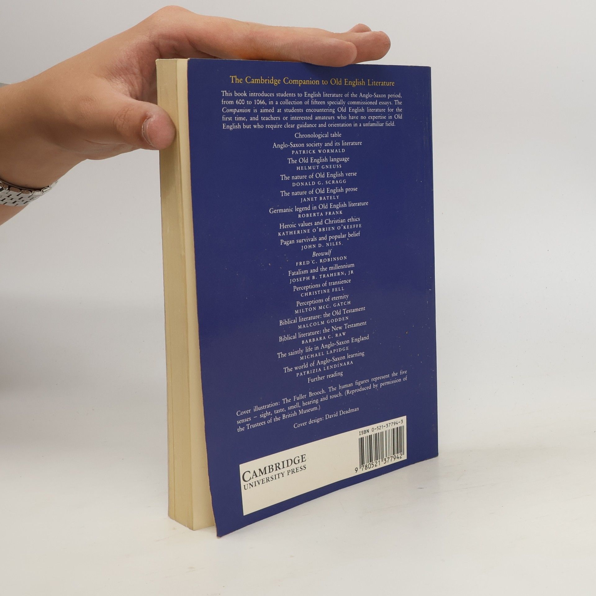 Malcolm Godden The Cambridge Companion to Old English Literature