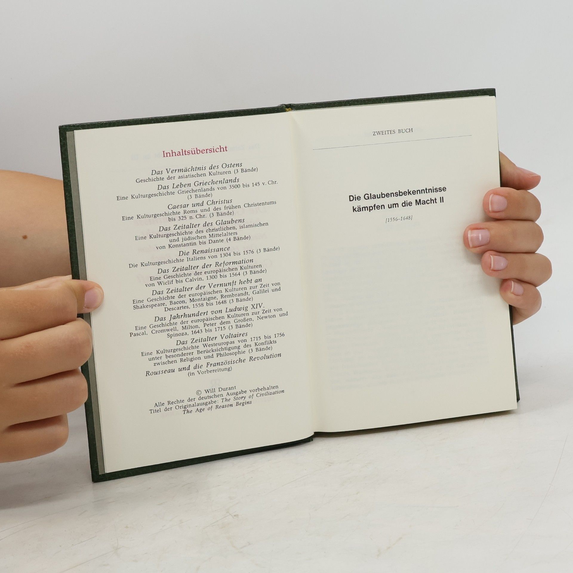 Will Durant Kulturgeschichte der Menschheit 22