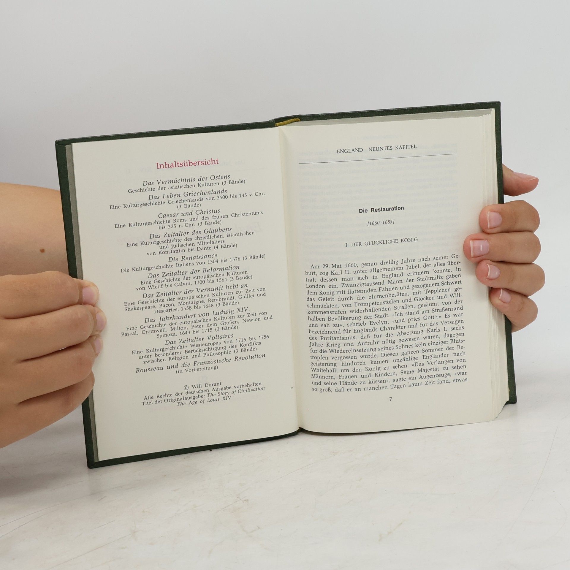 Will Durant Kulturgeschichte der Menschheit. Band 24. Das Jahrhundert von Ludwig XIV.