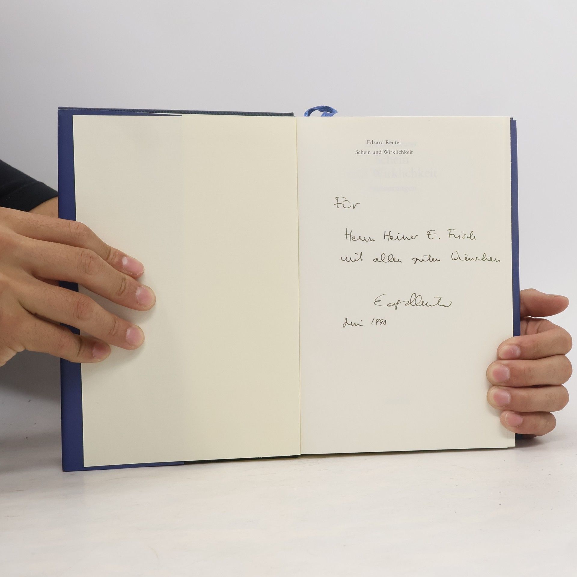 Edzard Reuter Schein und Wirklichkeit