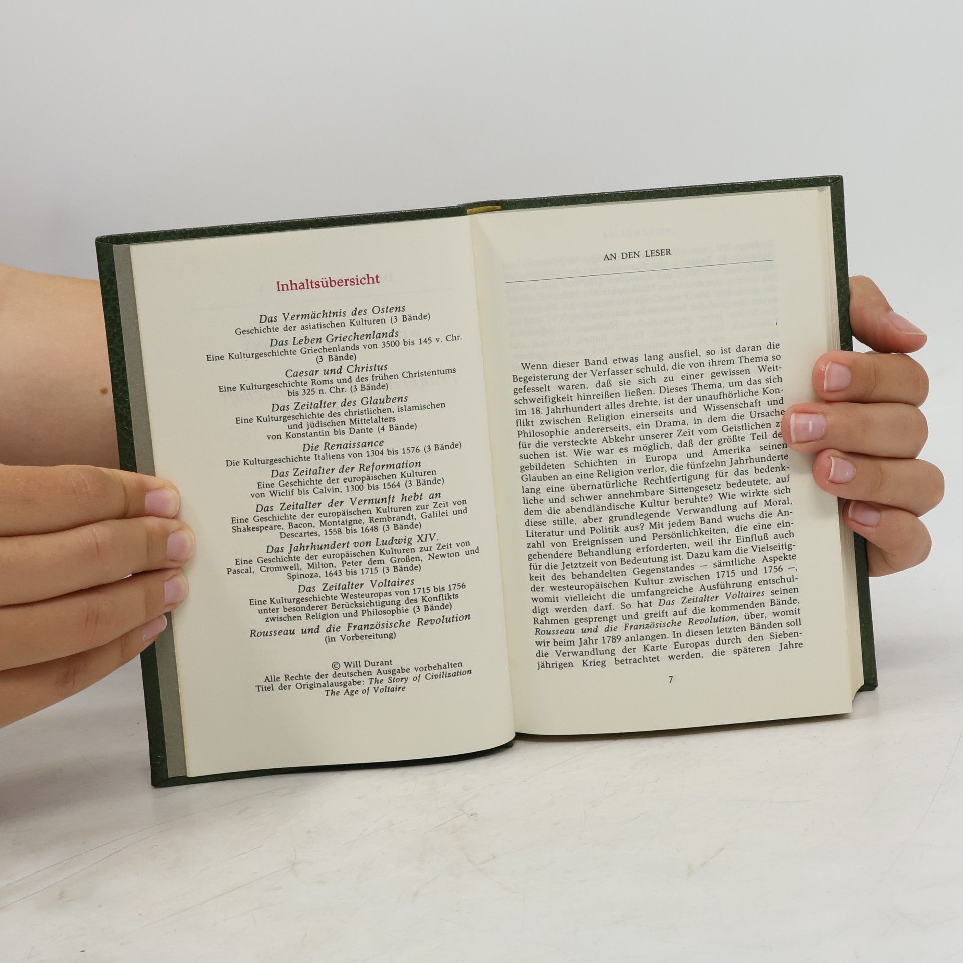 Will Durant Kulturgeschichte der Menschheit 26