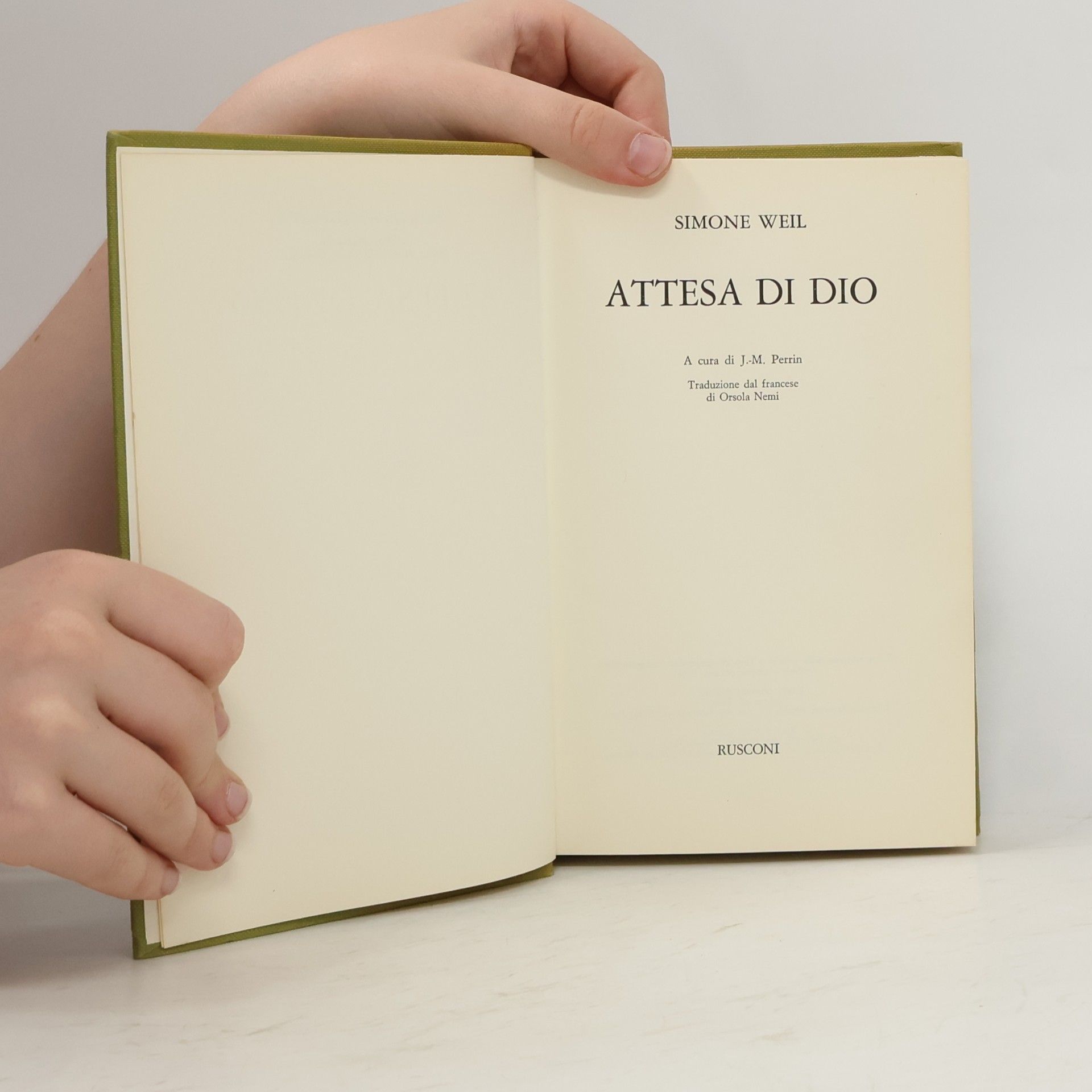 Simone Weil Attesa di Dio