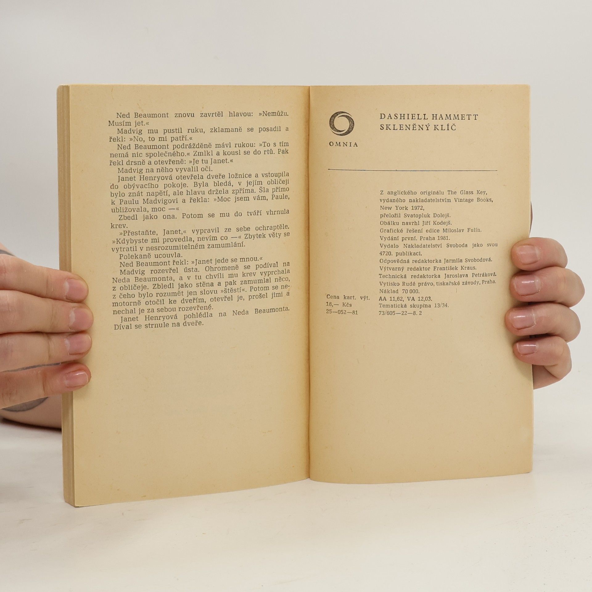 Dashiell Hammett Skleněný klíč