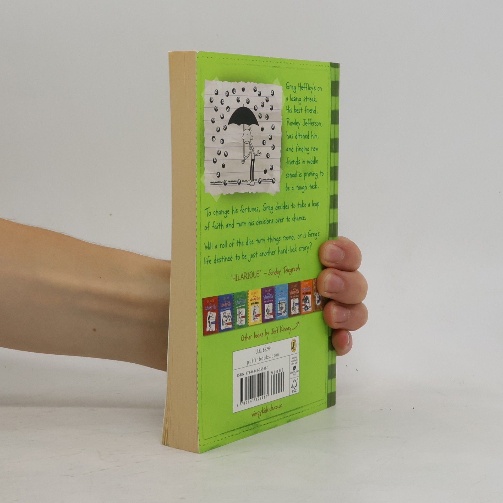 Jeff Kinney Diary of a Wimpy Kid. Hard luck