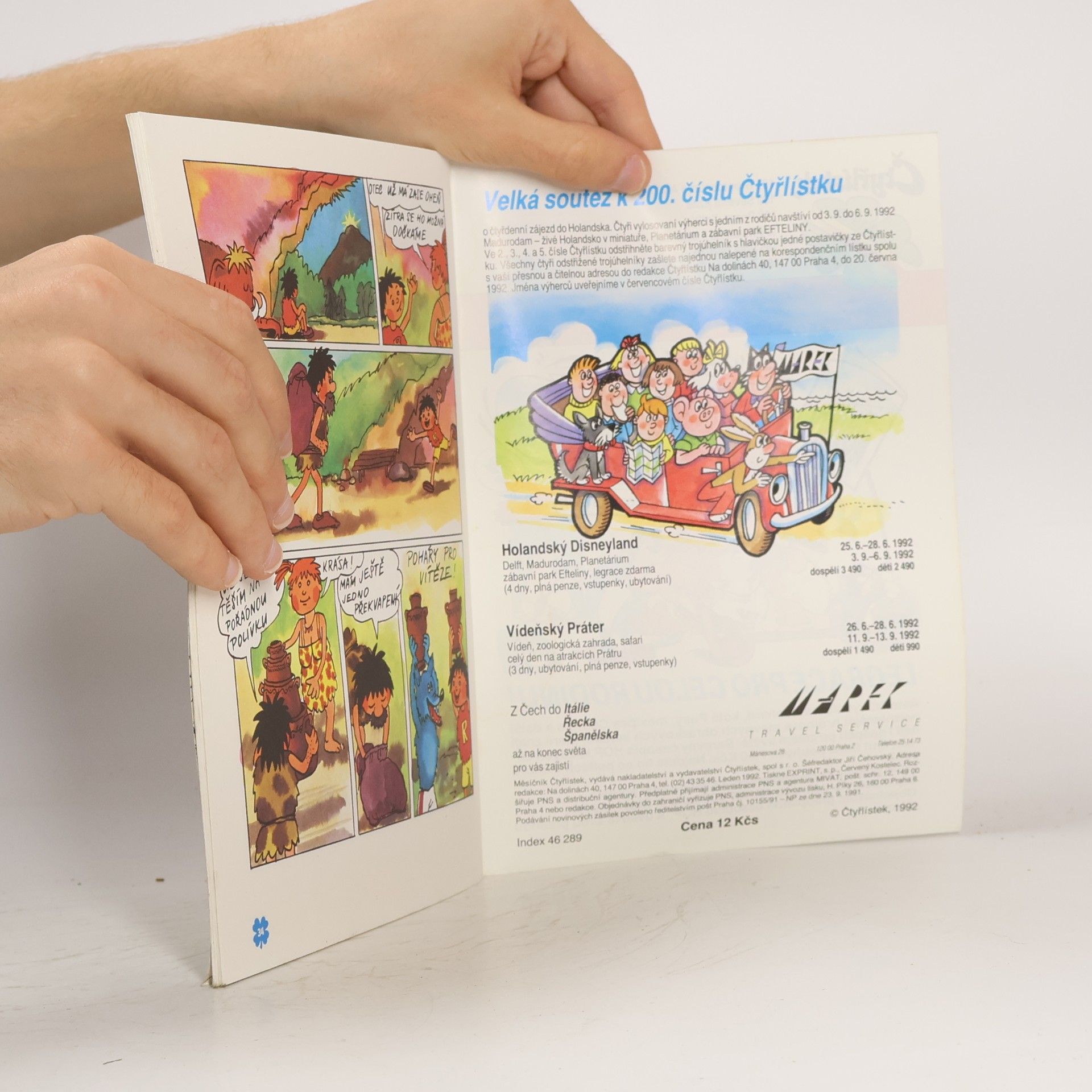 Kolektiv autorů Čtyřlístek 191, 1/1992. Brontosaurus Alík