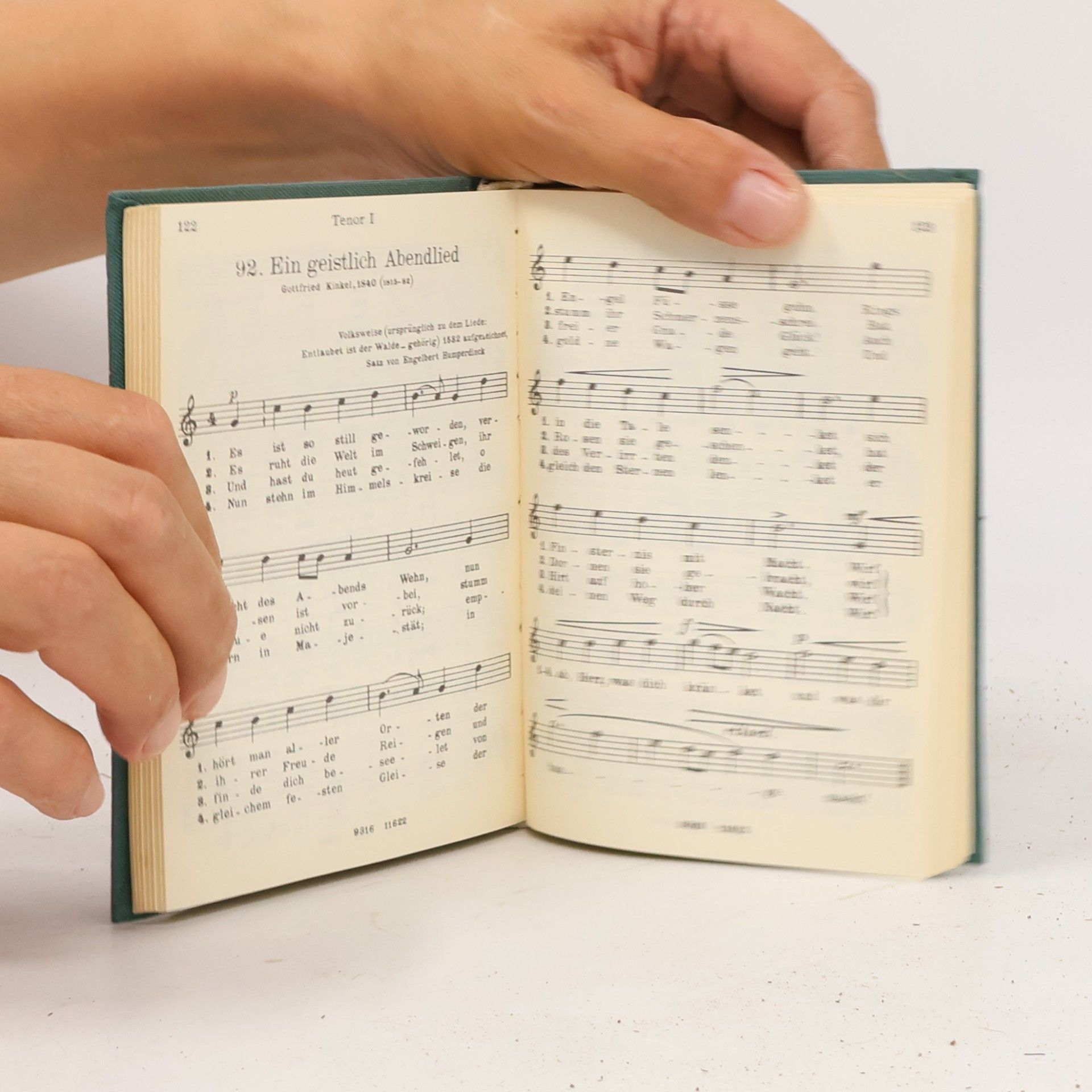 Autorenkollektiv Liederbuch für Männerchor. Tenor I.