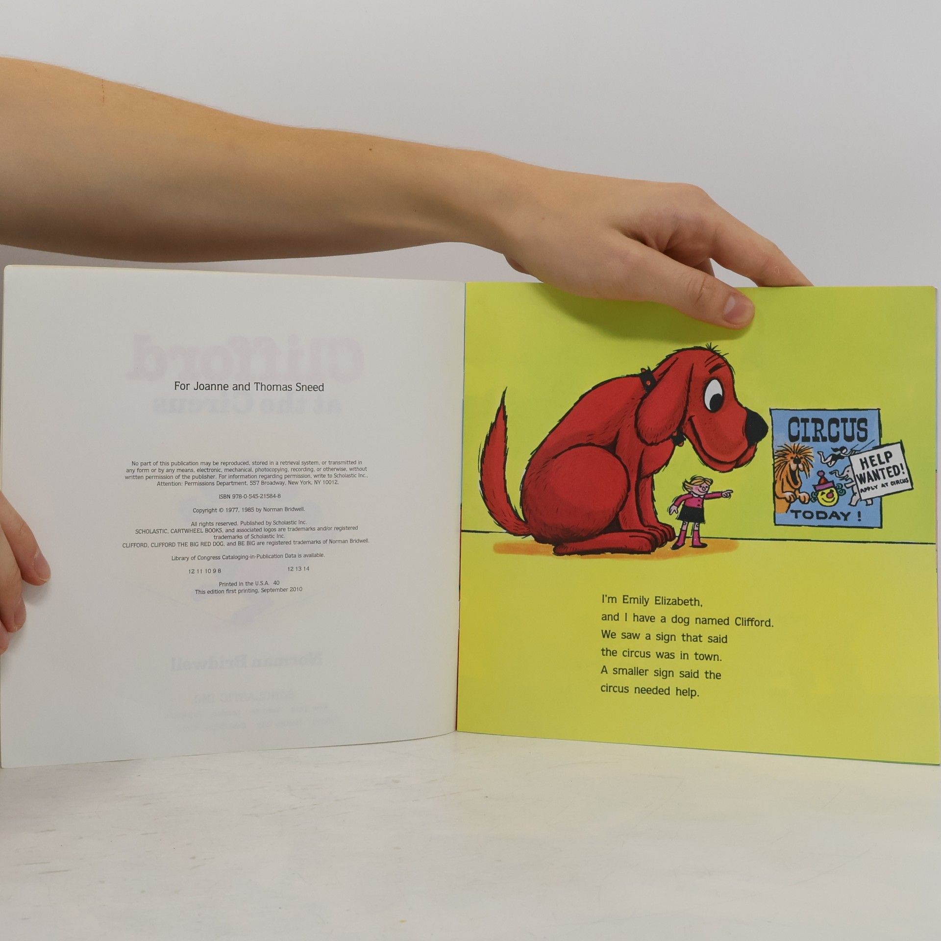 Norman Bridwell Clifford the Big Red Dog: Clifford at the Circus