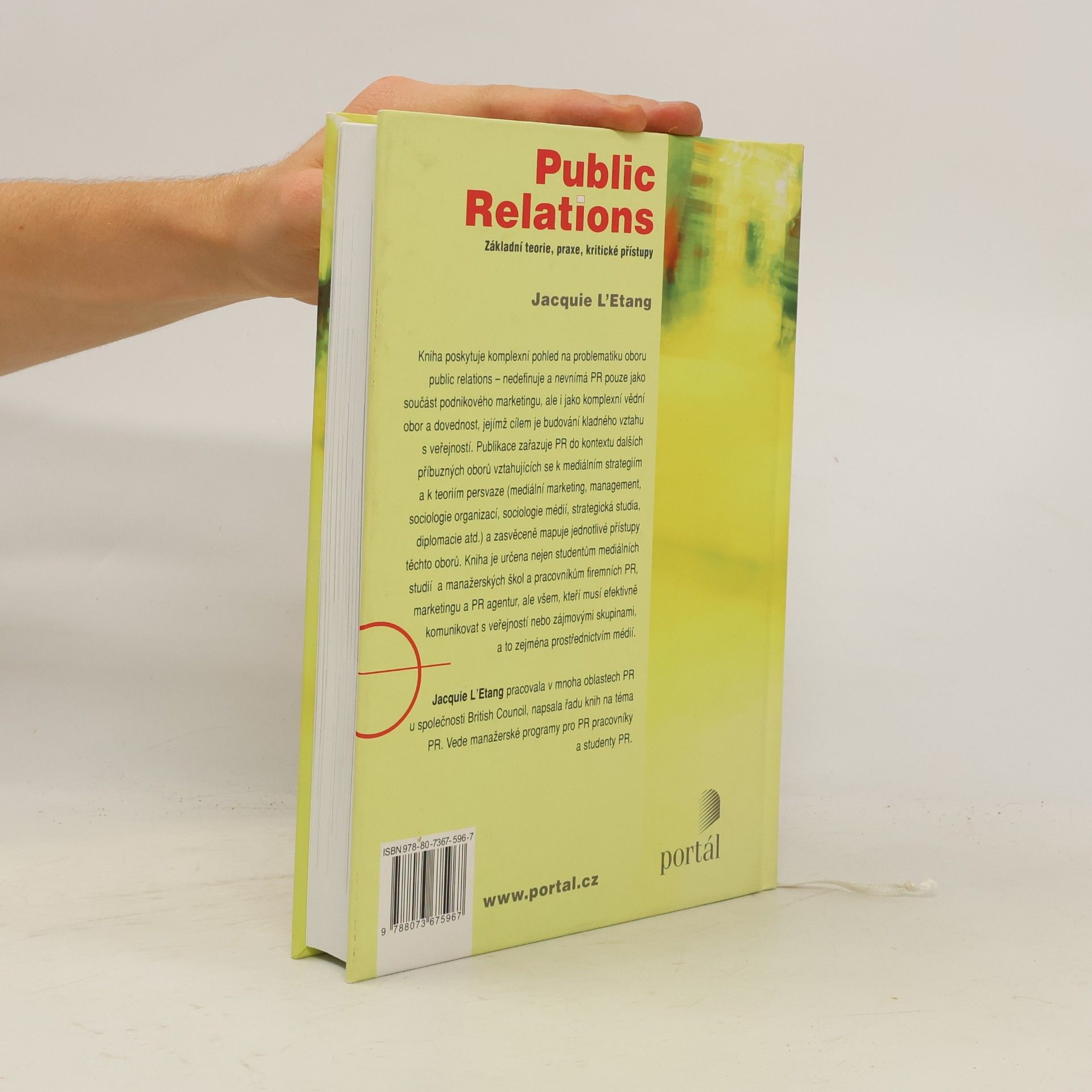 Jacquie L. Etang Public Relations: Základní teorie, praxe, kritické přístupy