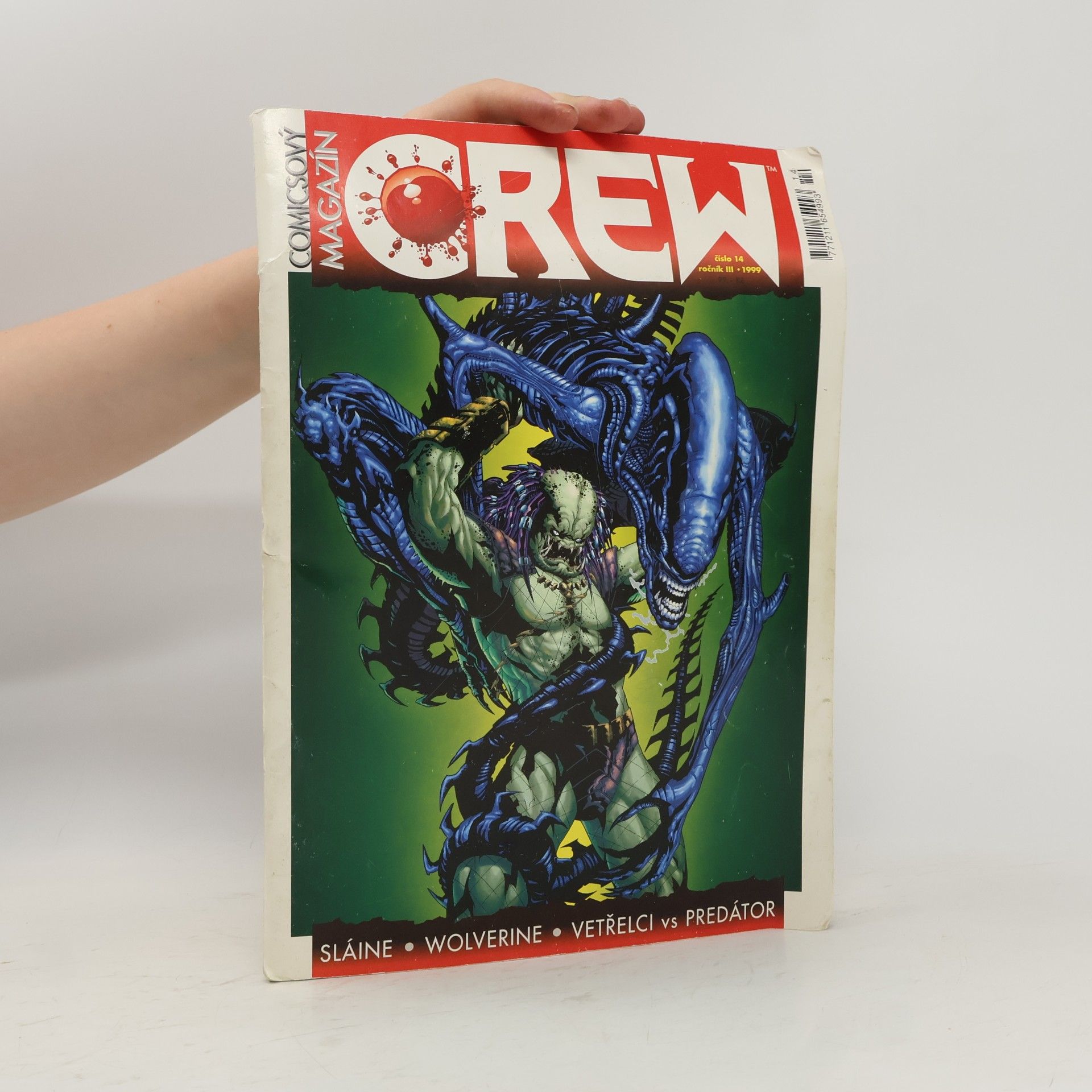Collectif d'auteurs Comicsový magazín Crew č.14., roč.III, 1999. (Slánie. Wolverine. Vetřelci vs Predádor.)