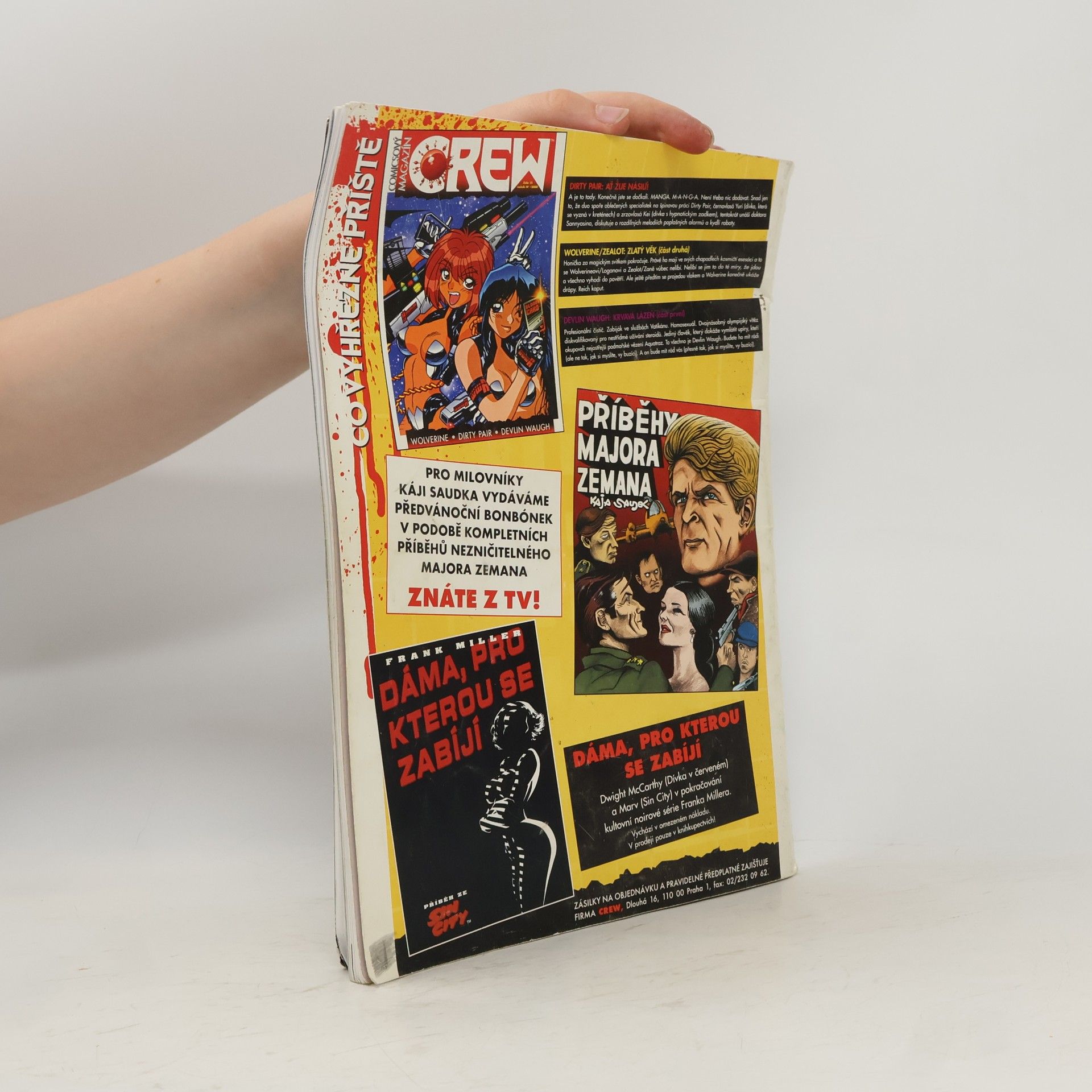 Kolektiv autorů Comicsový magazín Crew č.14., roč.III, 1999. (Slánie. Wolverine. Vetřelci vs Predádor.)