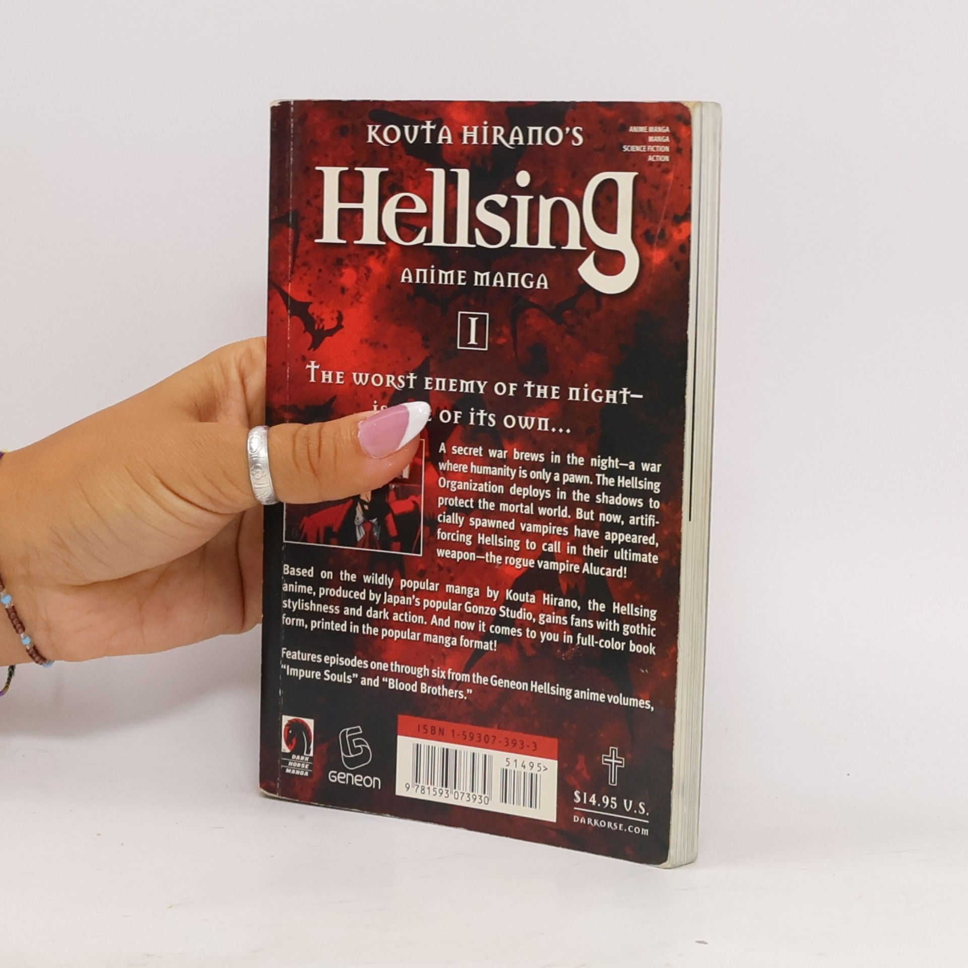 Kotha Hirano Hellsing 1. Anime Manga