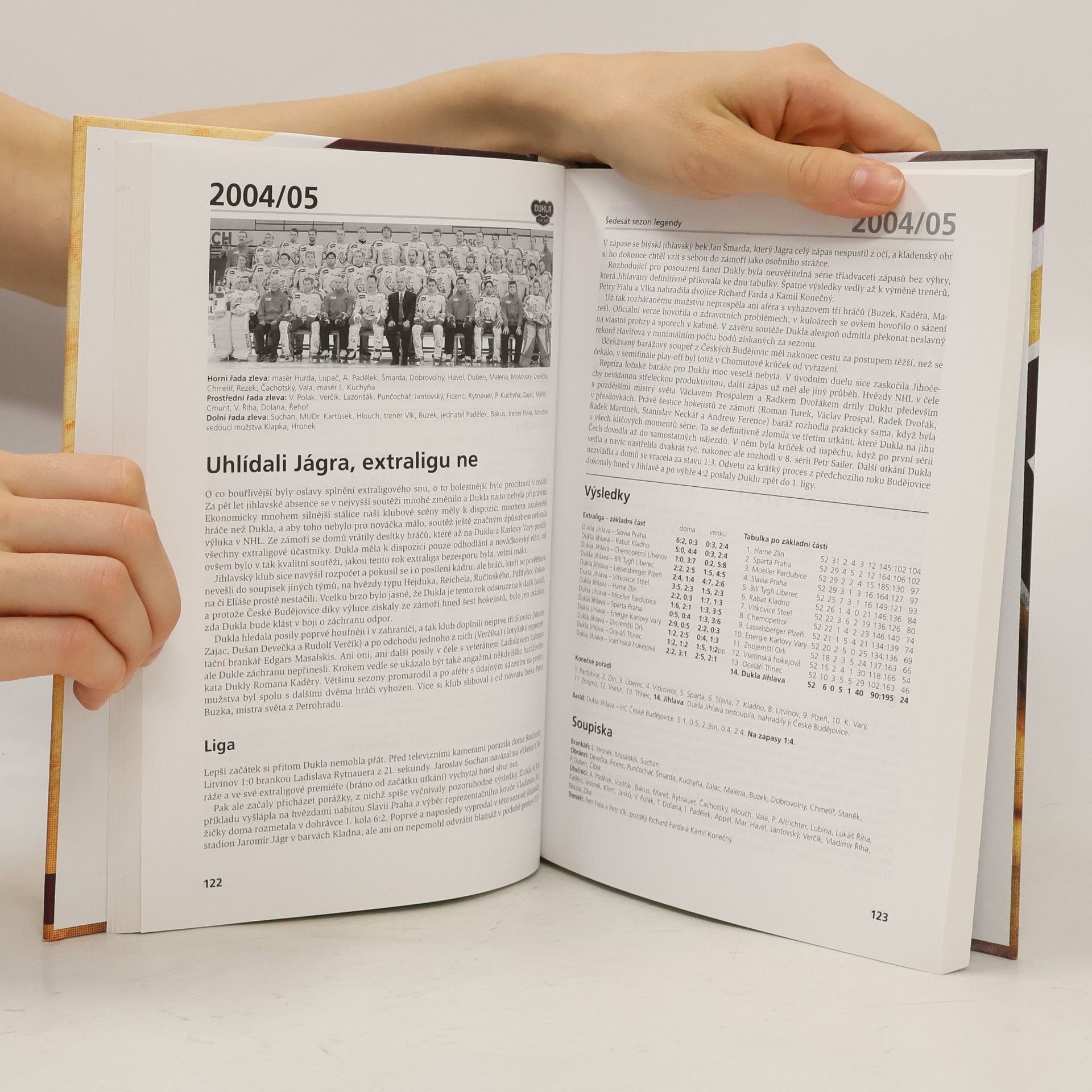 Dušan Vrbecký Dukla Jihlava - Šedesát sezon legendy: Historie klubu sezona po sezoně od roku 1956 do roku 2017
