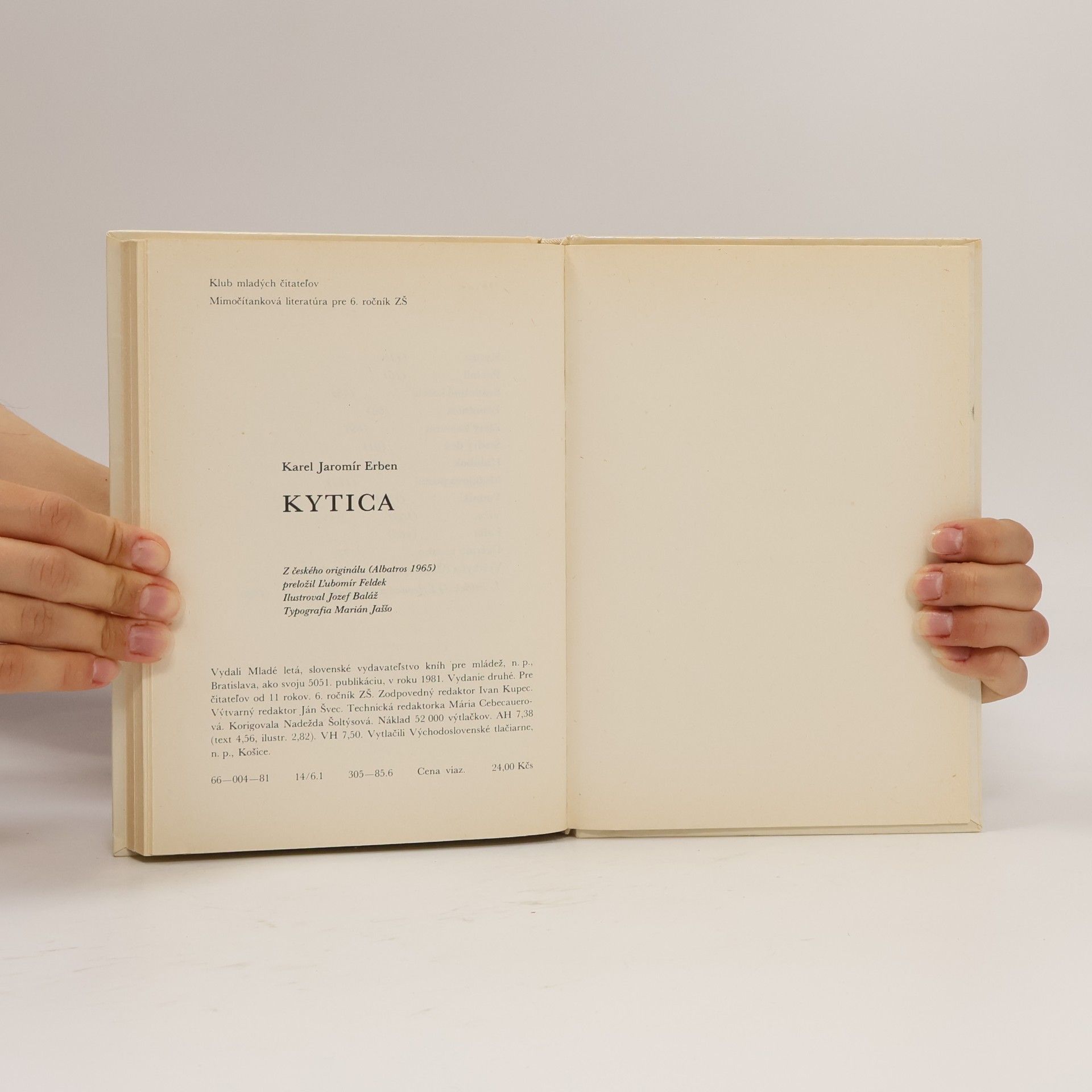 Karel Jaromír Erben Kytica