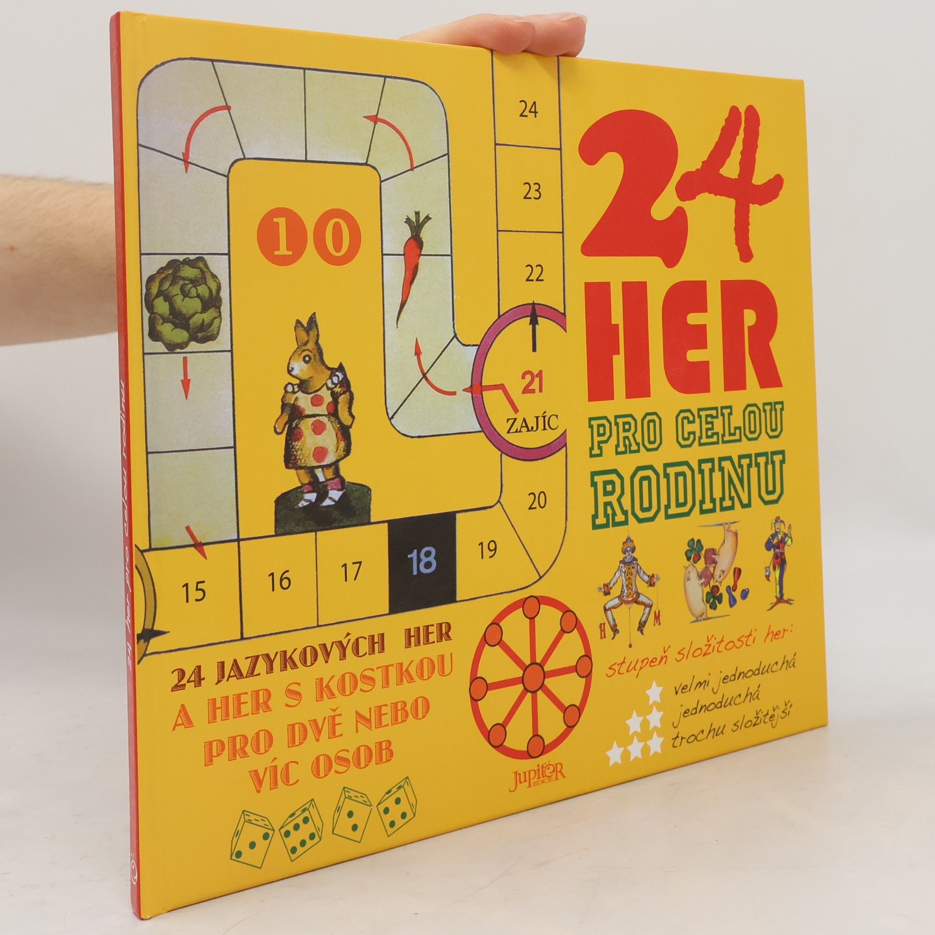 24 her pro celou rodinu : 24 jazykových her a her s kostkou pro dvě nebo více osob