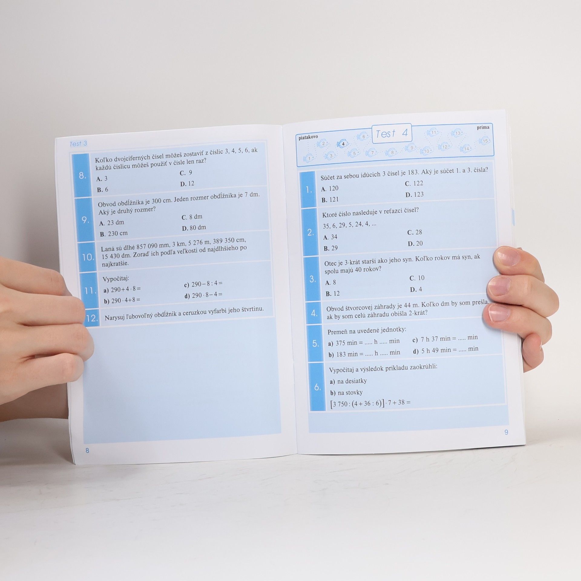 Autores varios Testy do prímy Matematika
