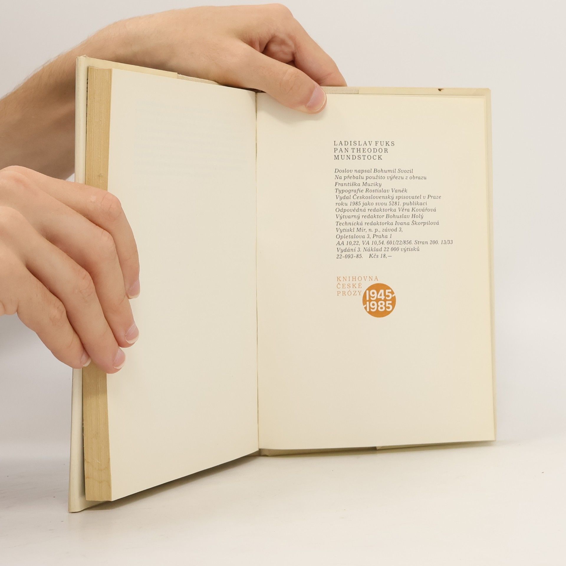 Ladislav Fuks Pan Theodor Mundstock