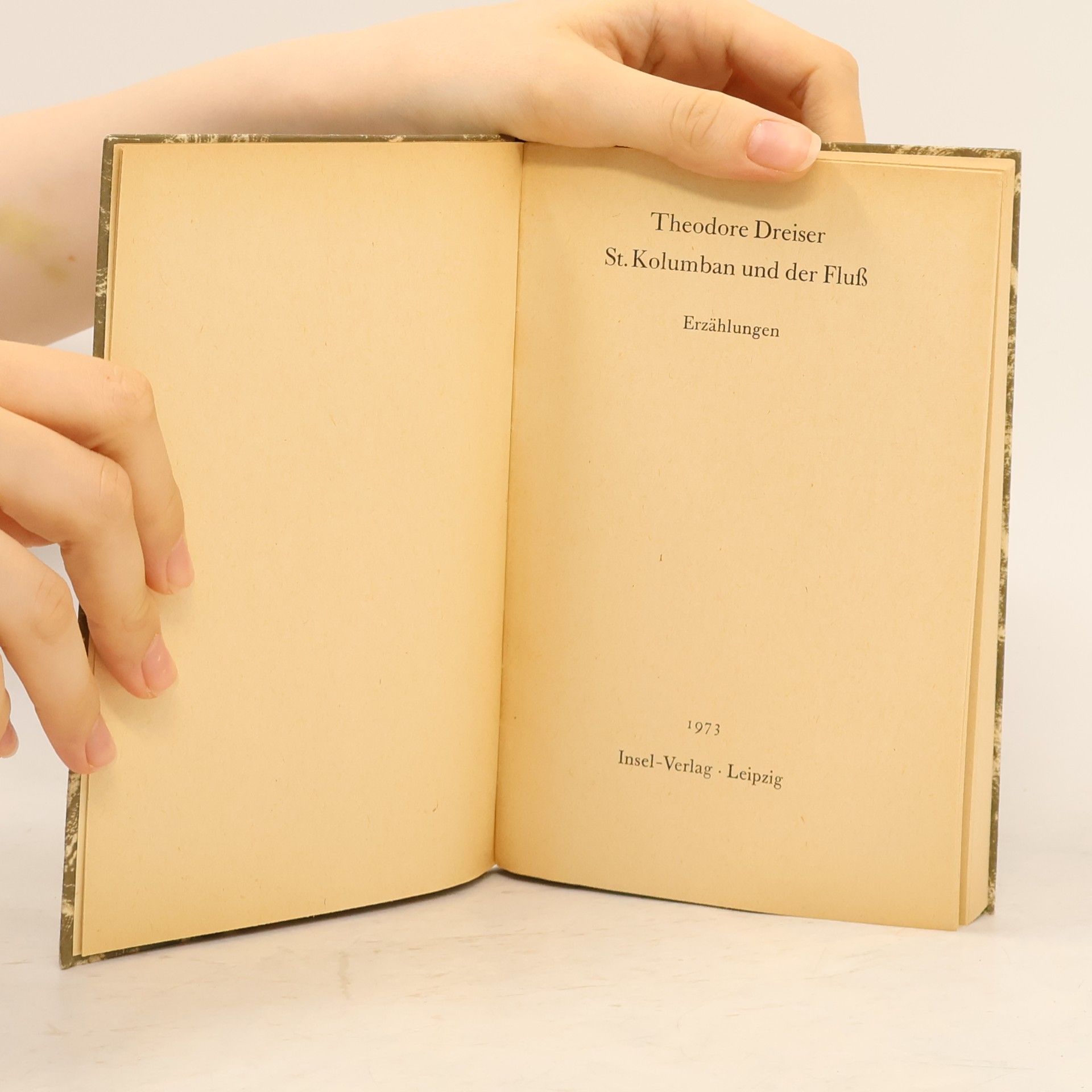 Theodore Dreiser St. Kolumban und der Fluß
