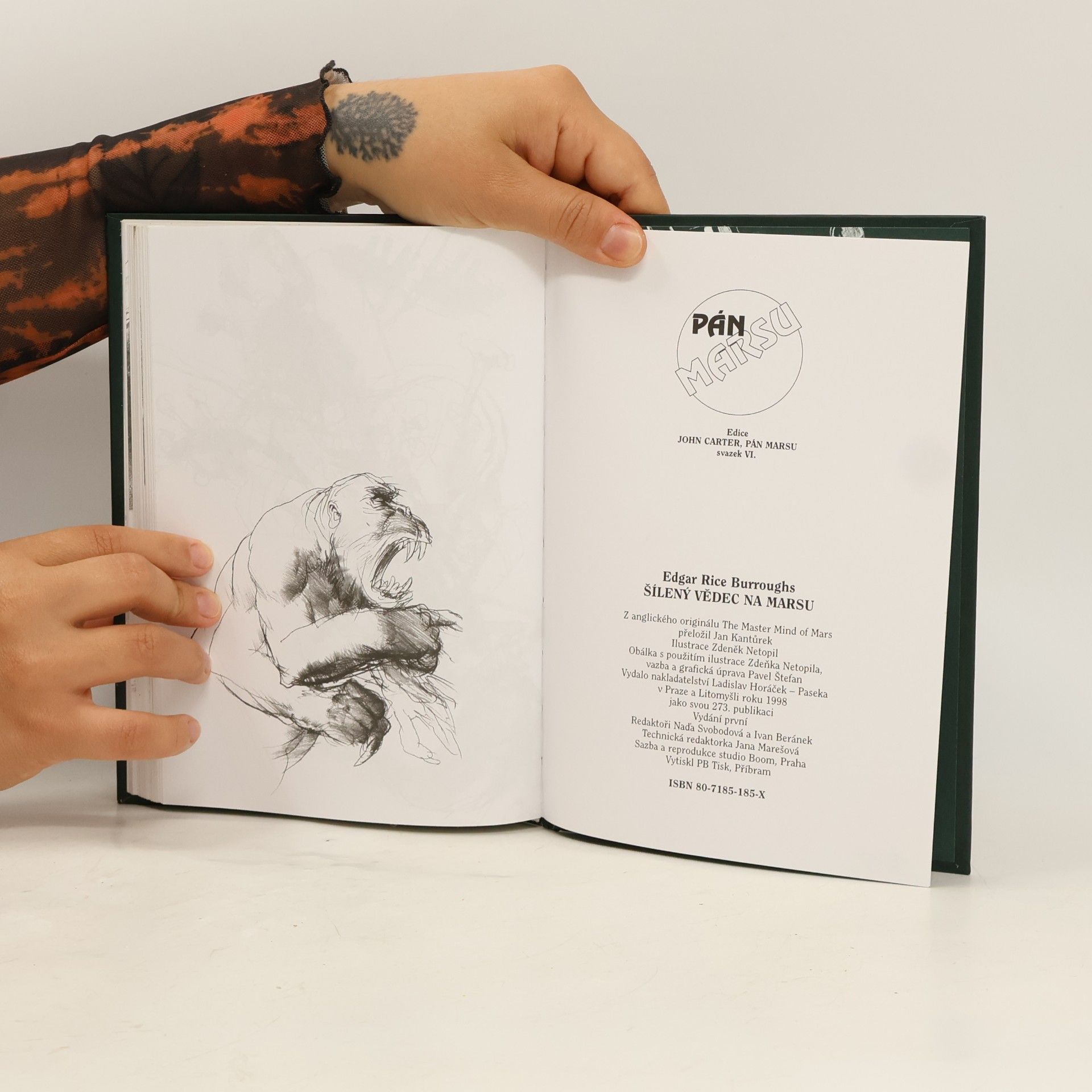 Edgar Rice Burroughs Šílený vědec na Marsu