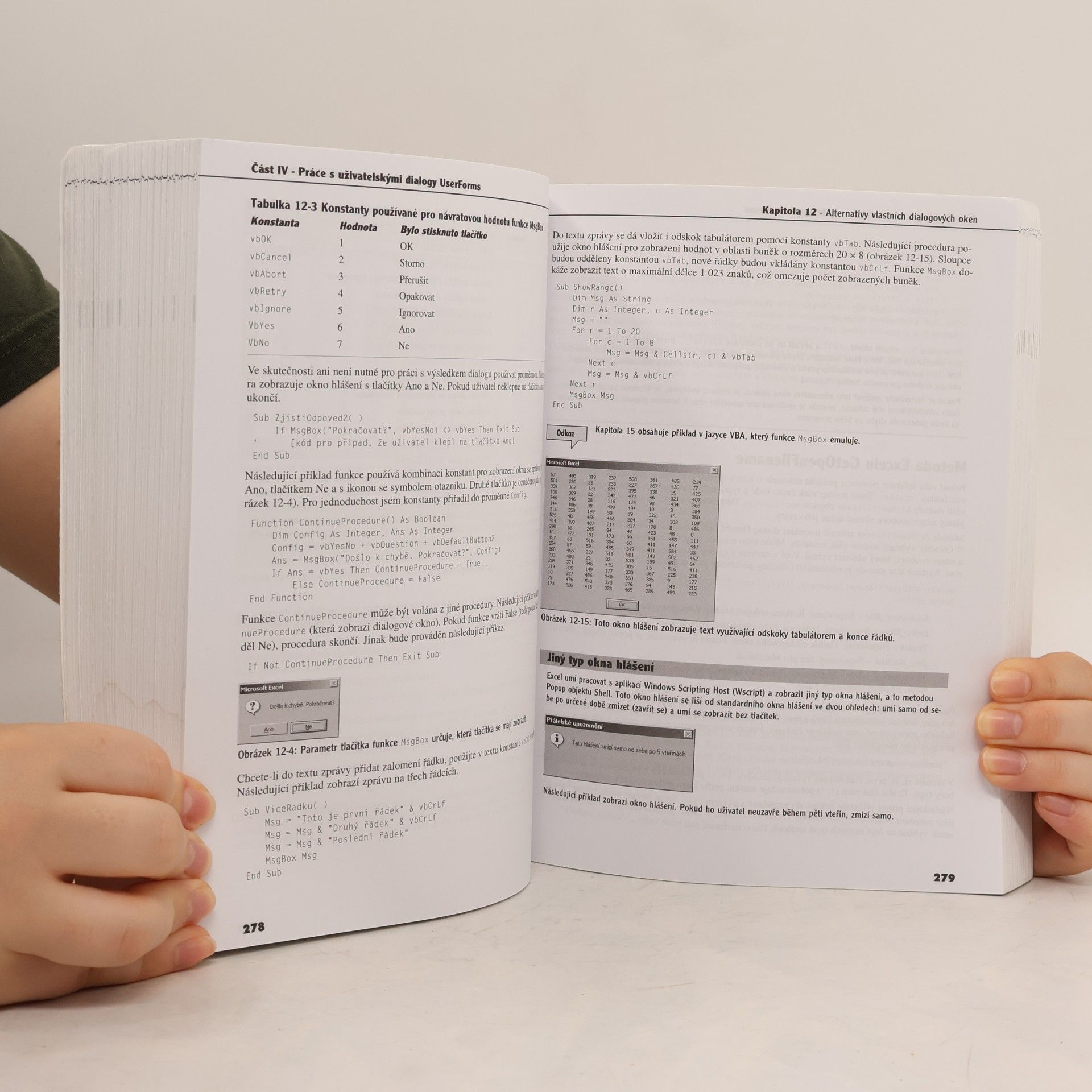 John Walkenbach Microsoft Excel 2000 a 2002. Programování ve VBA.