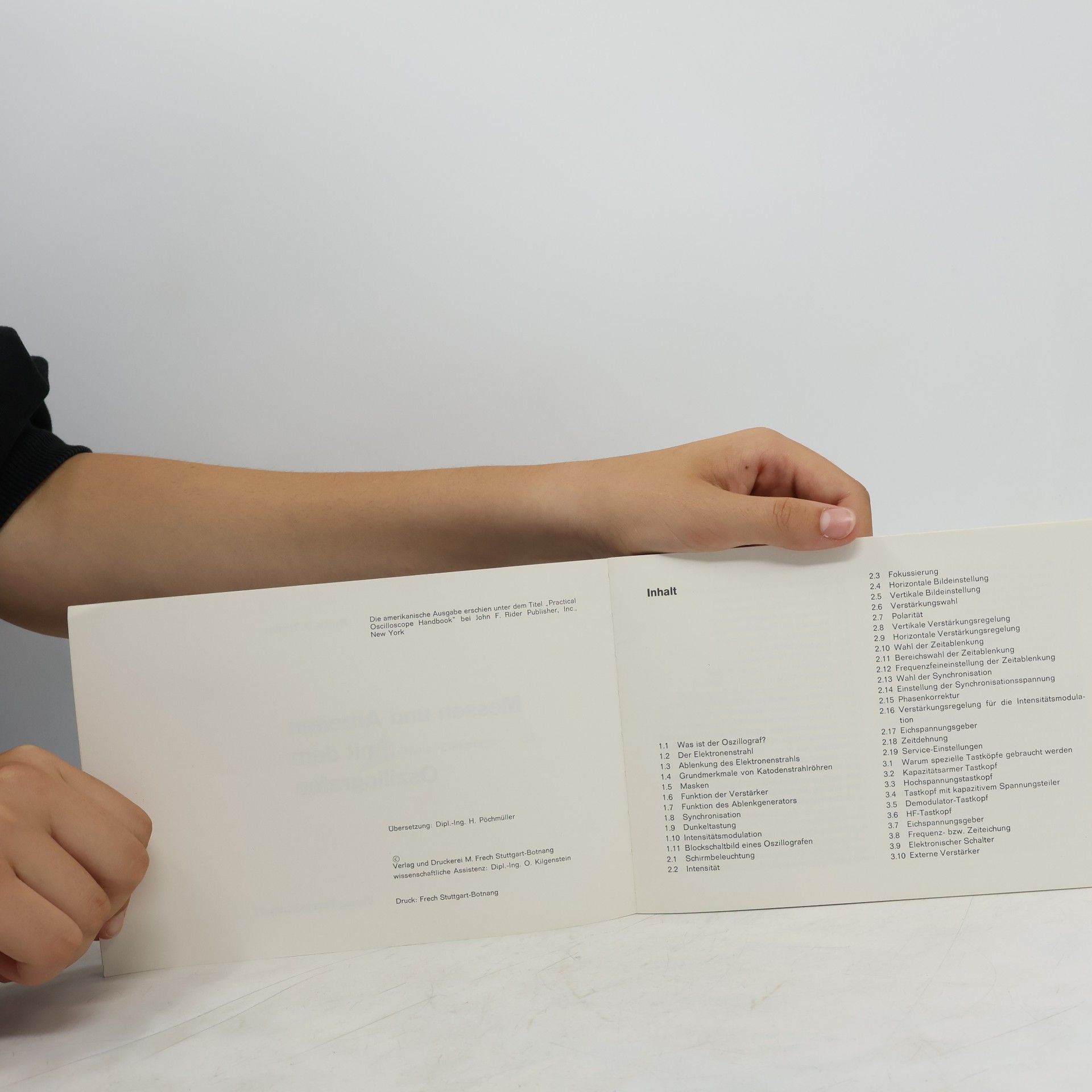 Rufus Paul Turner Messen und Arbeiten mit dem Oszillographen