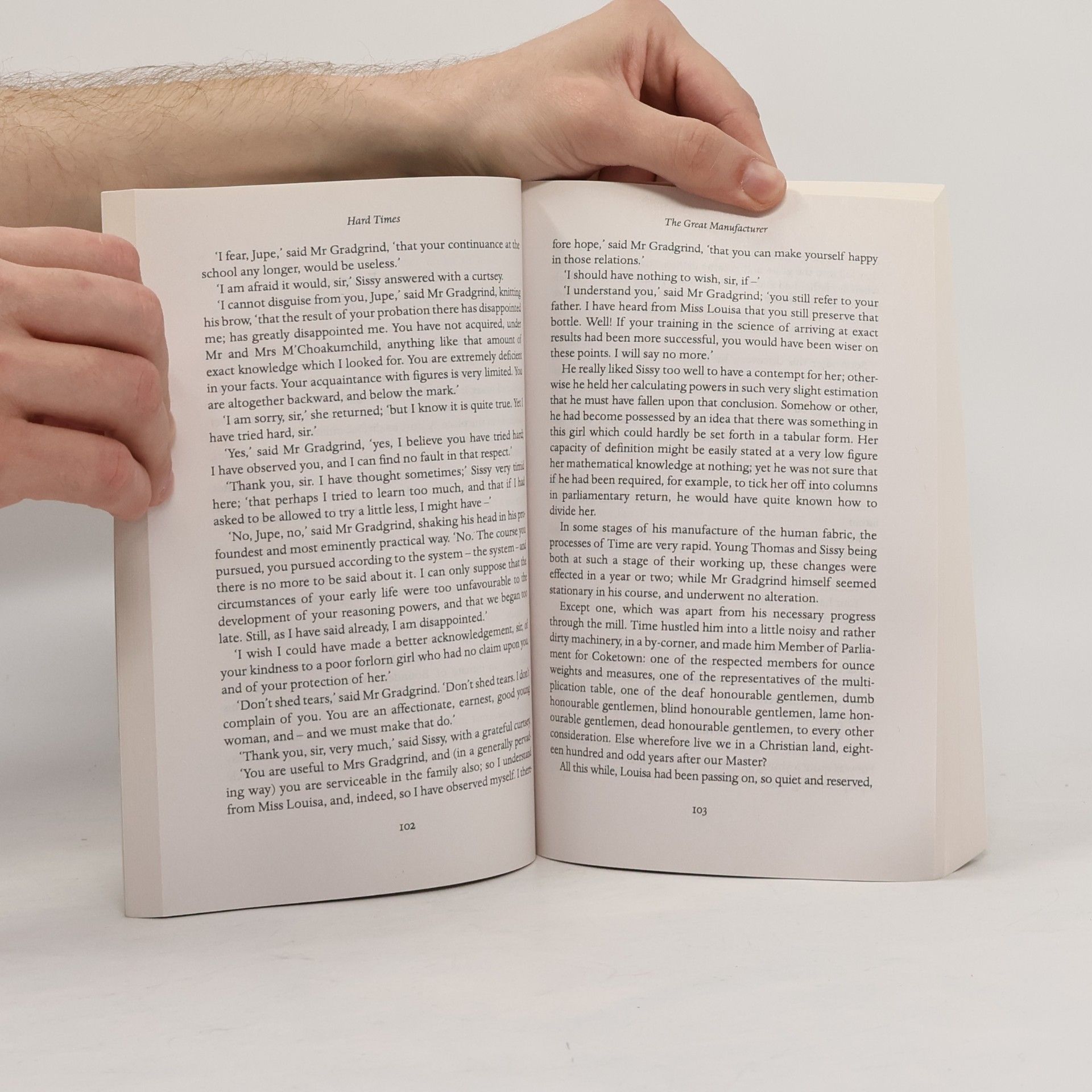 Charles Dickens Hard Times. Harte Zeiten, englische Ausgabe