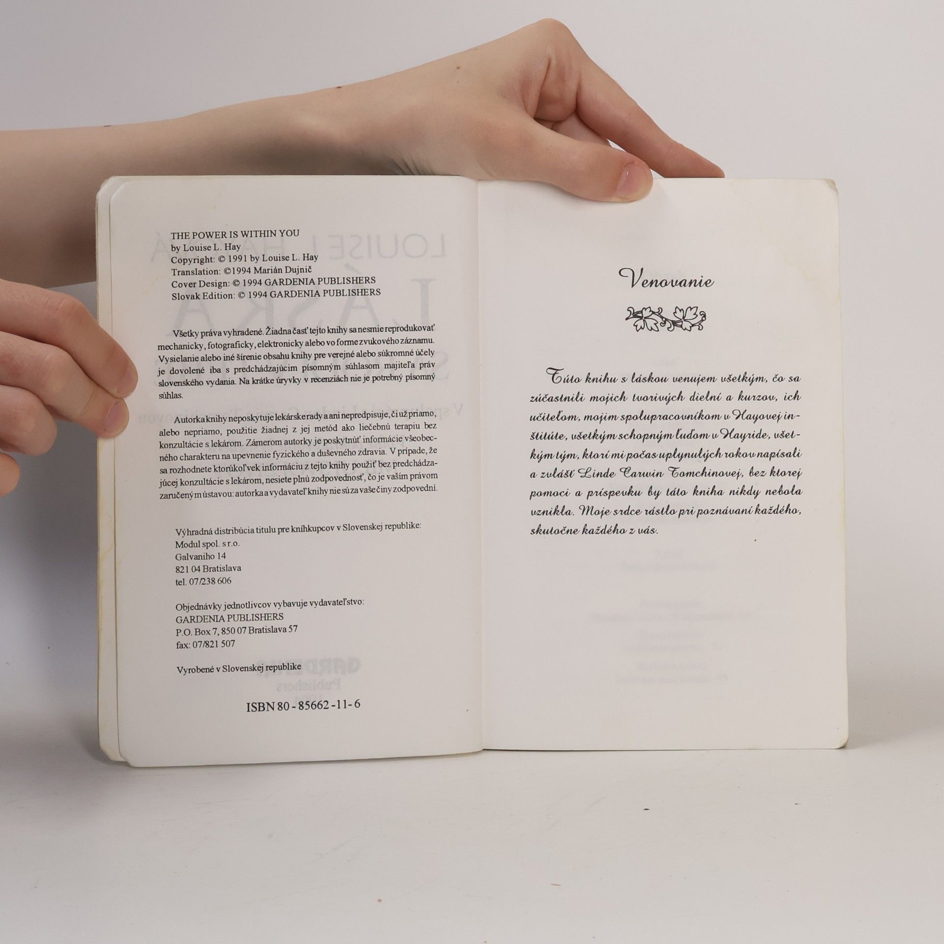 Louise Lynn Hay Láska sa rodí v tebe
