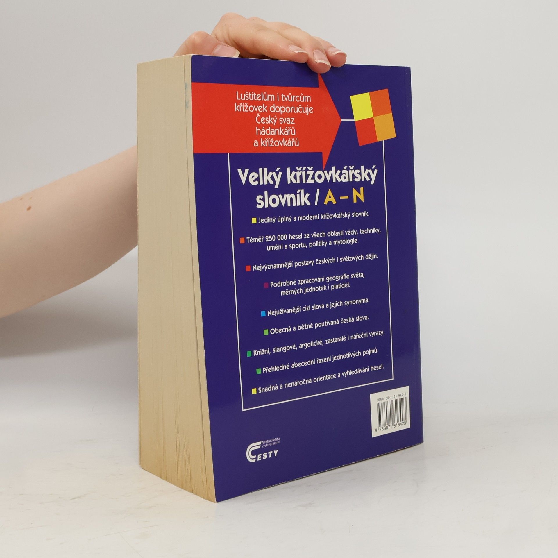 Karel Čálek Velký křížovkářský slovník. [I.], A-N